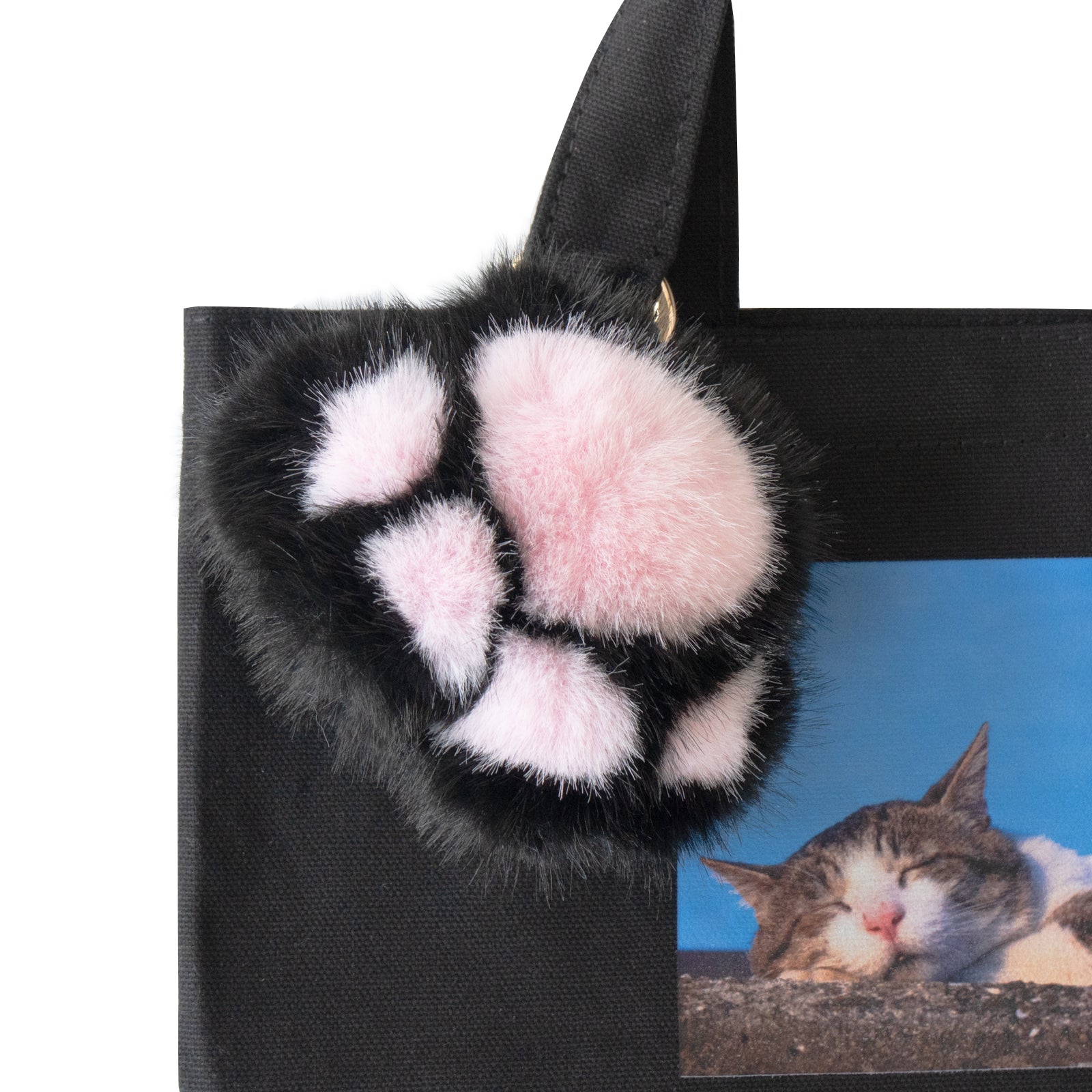 うちのこPHOTOトートバッグ・S /ブラック