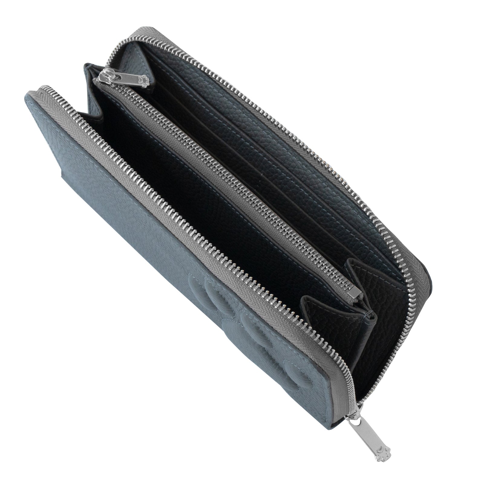 【12/7(日)22:00~ 26時間限定販売】【数量限定】PAWラウンドファスナー長財布 キュイール・マッシュ / グラファイト