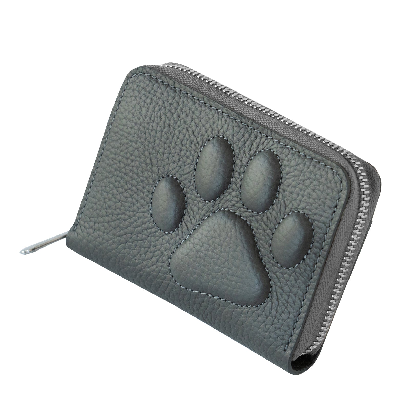 【12/7(日)22:00~ 26時間限定販売】【数量限定】PAWラウンドファスナーミドル財布 キュイール・マッシュ / グラファイト