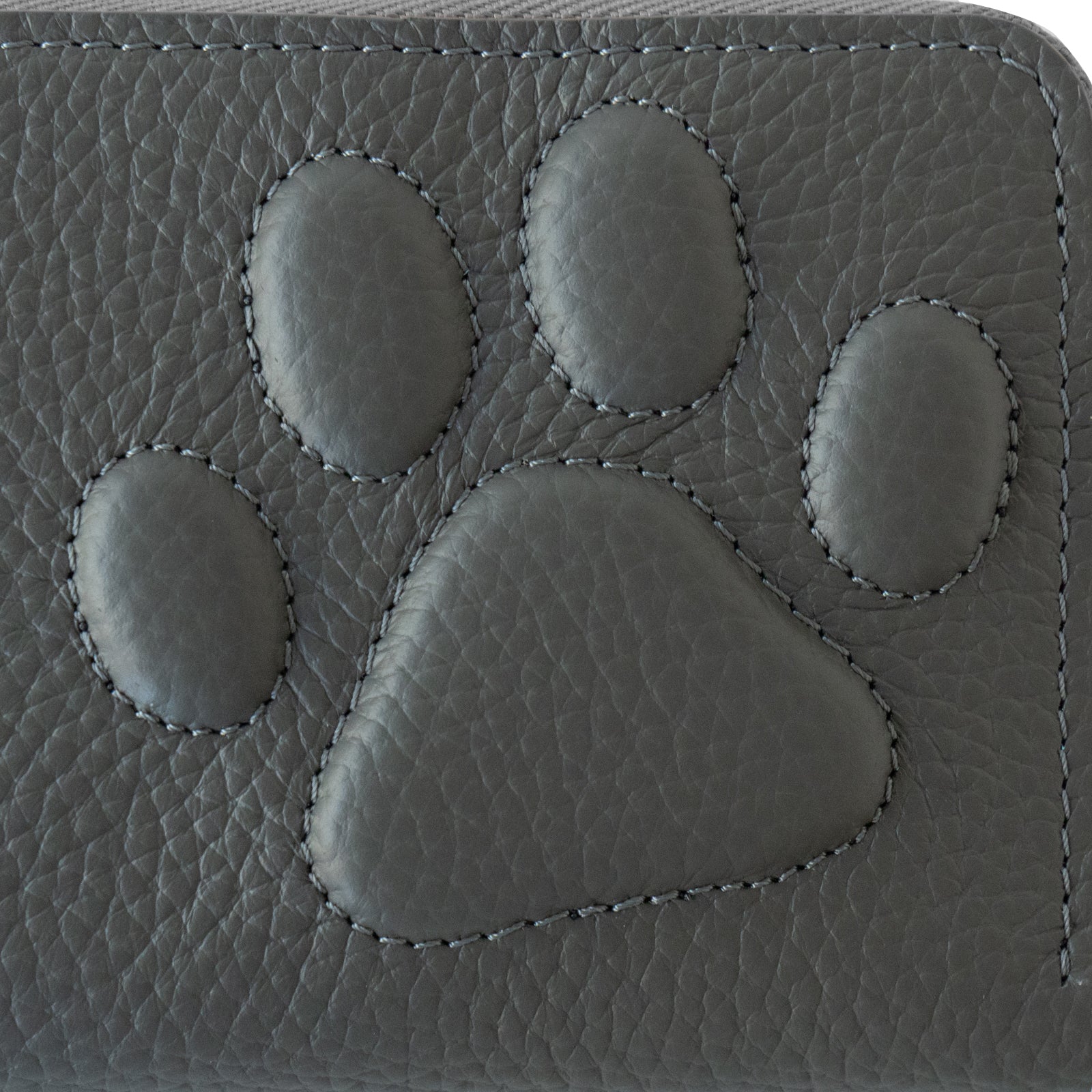 【12/7(日)22:00~ 26時間限定販売】【数量限定】PAWラウンドファスナーミドル財布 キュイール・マッシュ / グラファイト