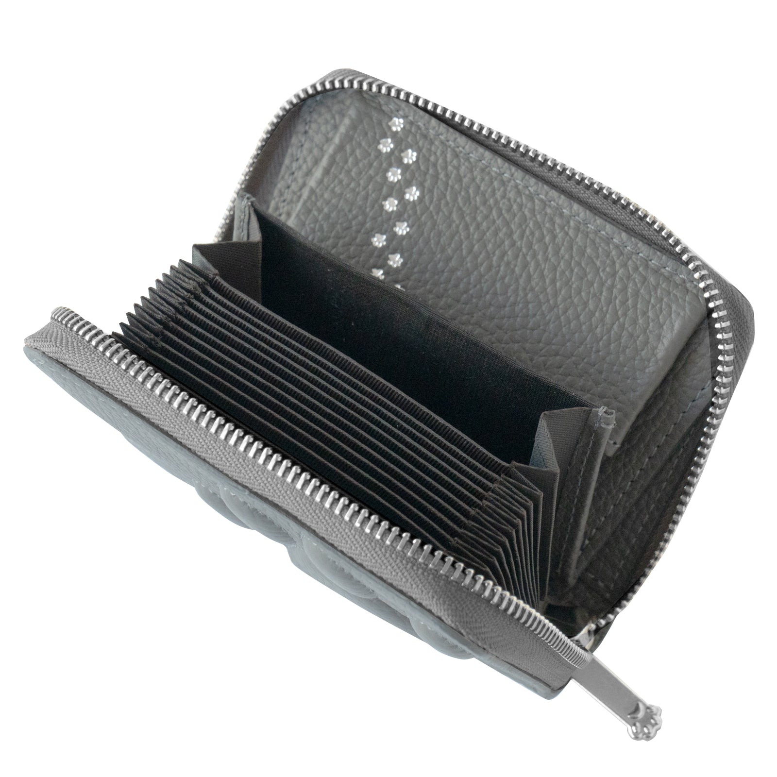 【12/7(日)22:00~ 26時間限定販売】【数量限定】PAWラウンドファスナーミドル財布 キュイール・マッシュ / グラファイト