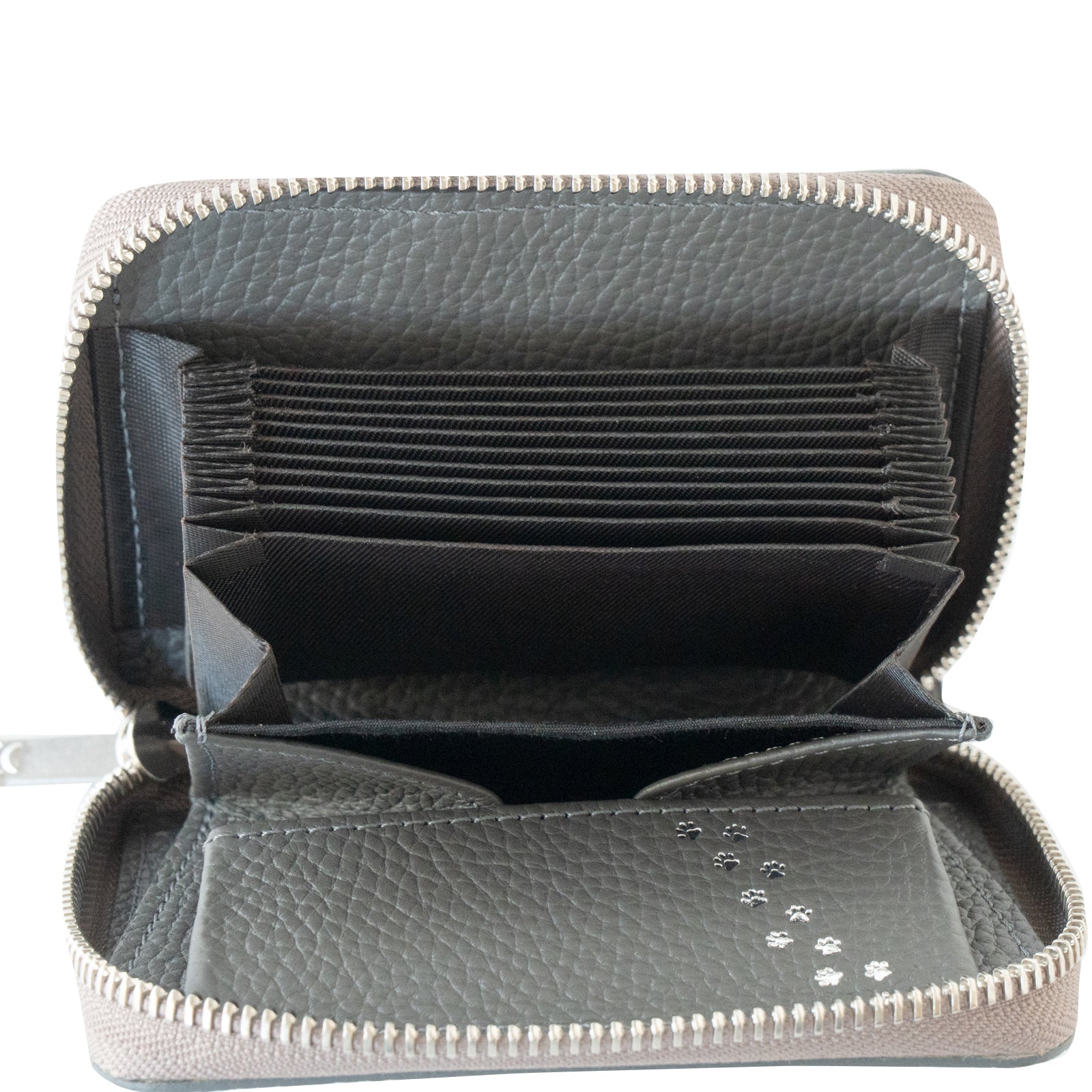 【12/7(日)22:00~ 26時間限定販売】【数量限定】PAWラウンドファスナーミドル財布 キュイール・マッシュ / グラファイト