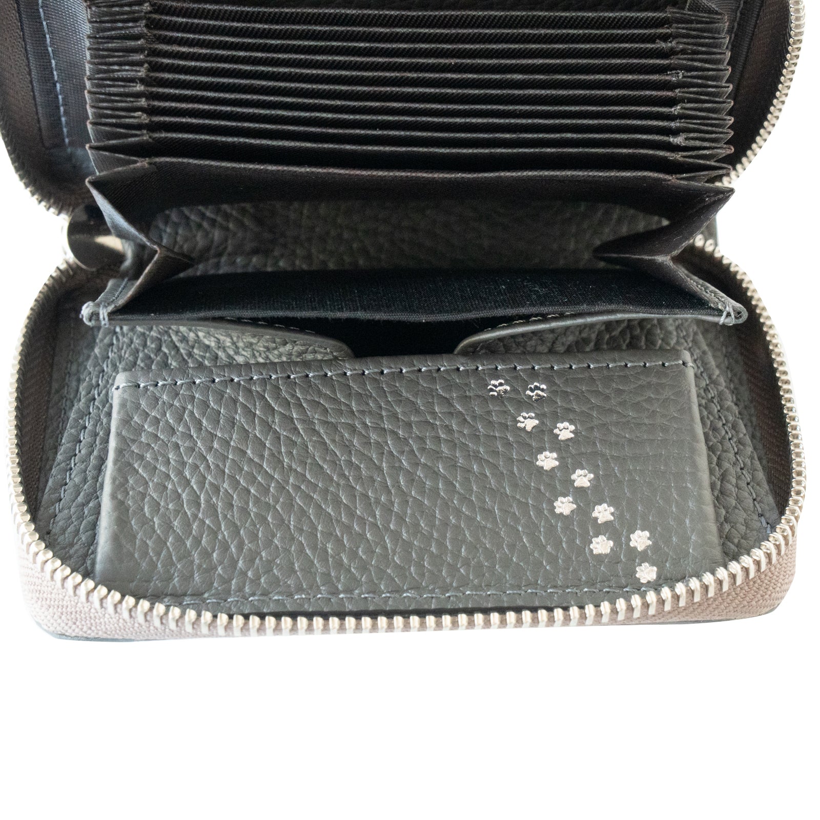 【12/7(日)22:00~ 26時間限定販売】【数量限定】PAWラウンドファスナーミドル財布 キュイール・マッシュ / グラファイト