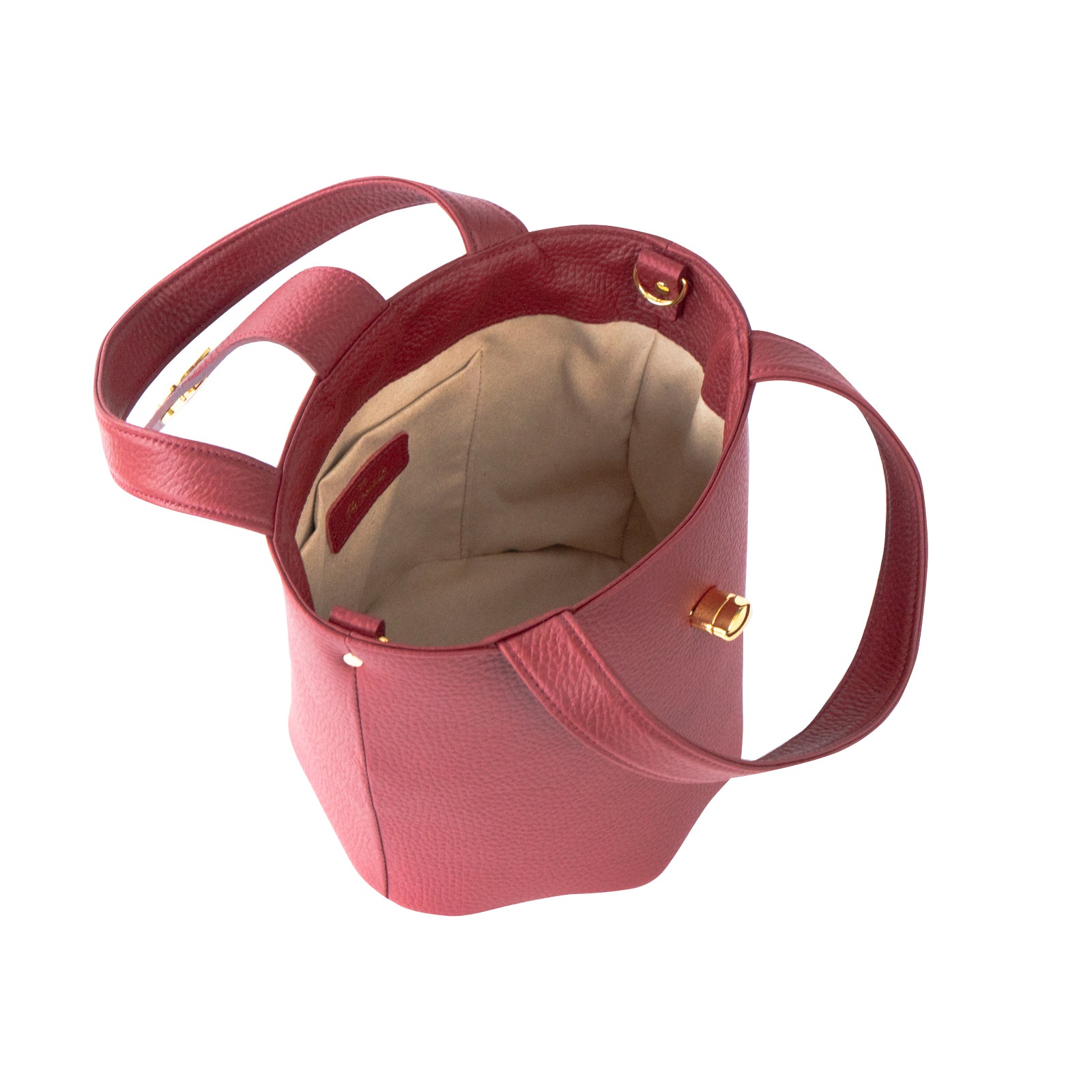 チェーンショルダー付きミニバッグ・PAW (パウ) / ボルドー