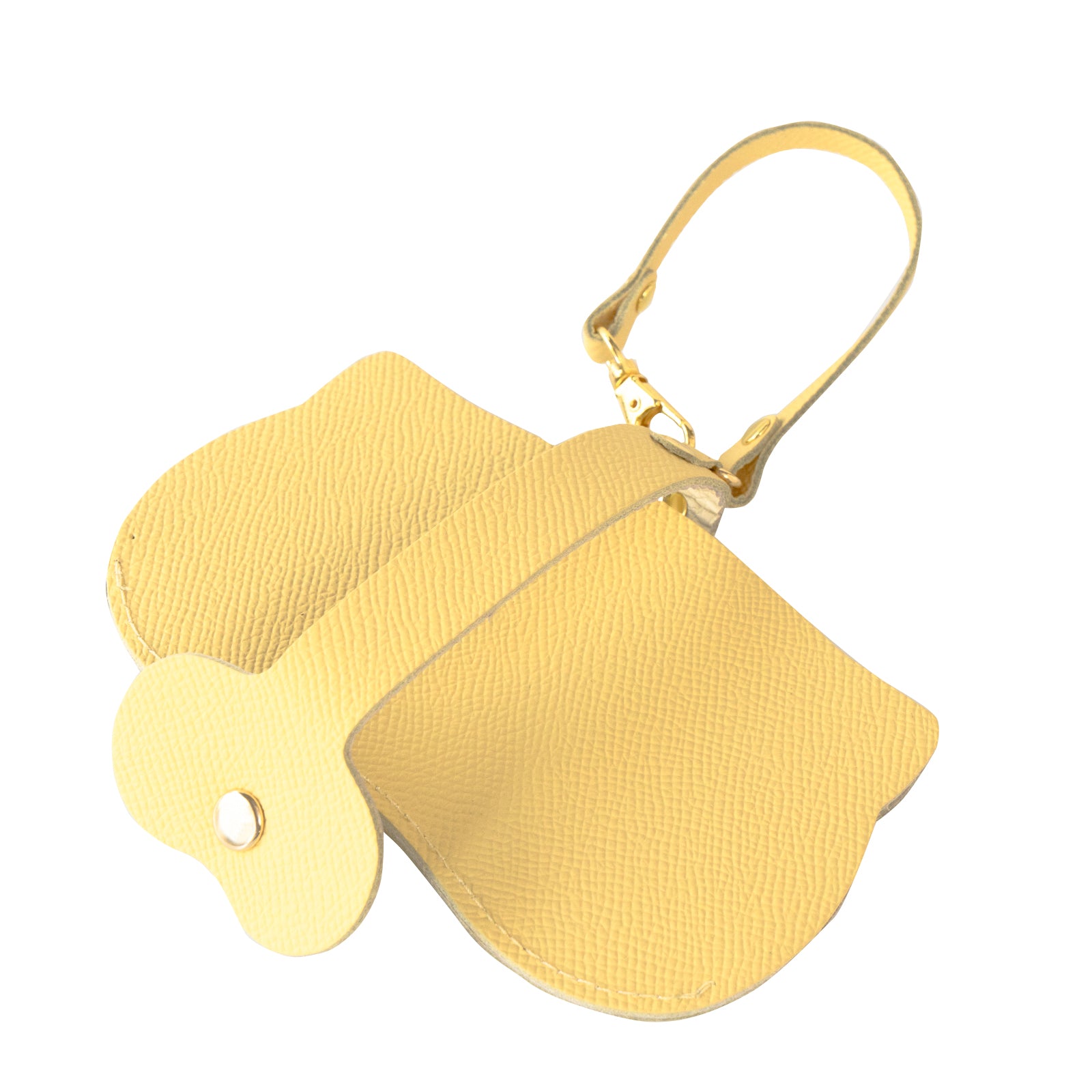 にゃんフェイス めがねケース キュイール・ミネルバ / カナリア