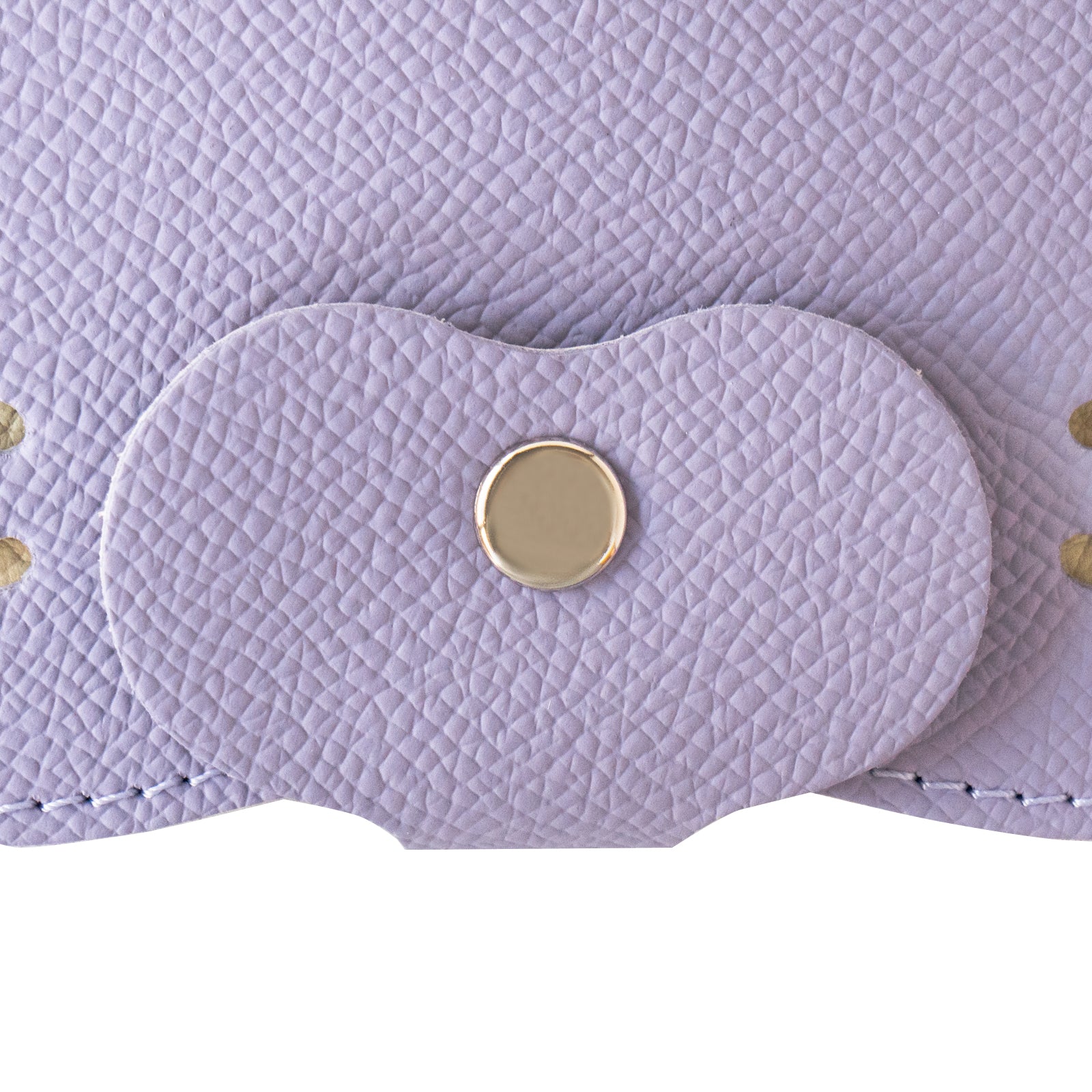 にゃんフェイス めがねケース キュイール・ミネルバ / ラベンダー