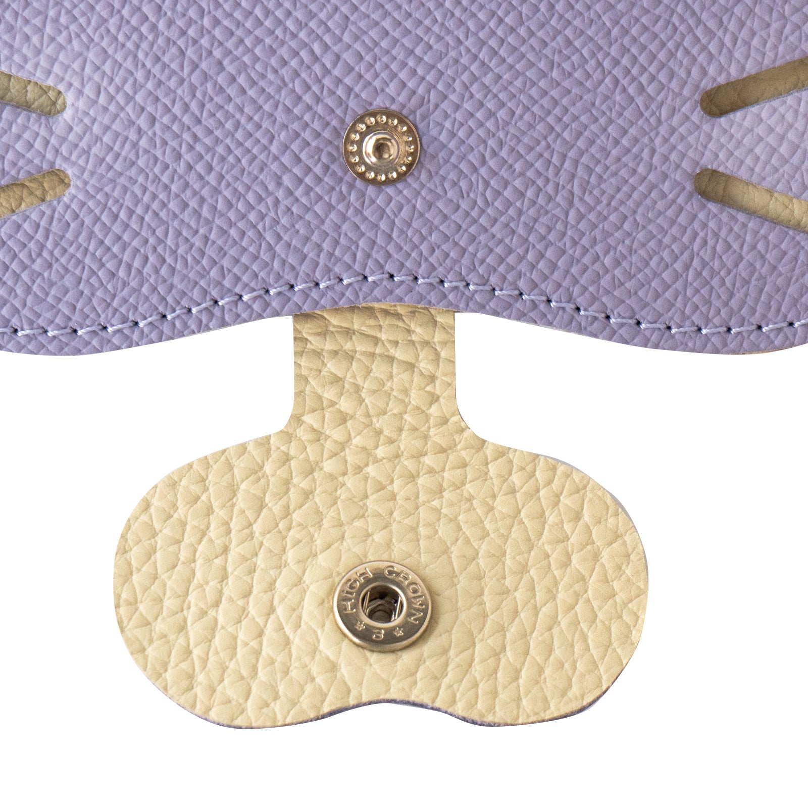 にゃんフェイス めがねケース キュイール・ミネルバ / ラベンダー