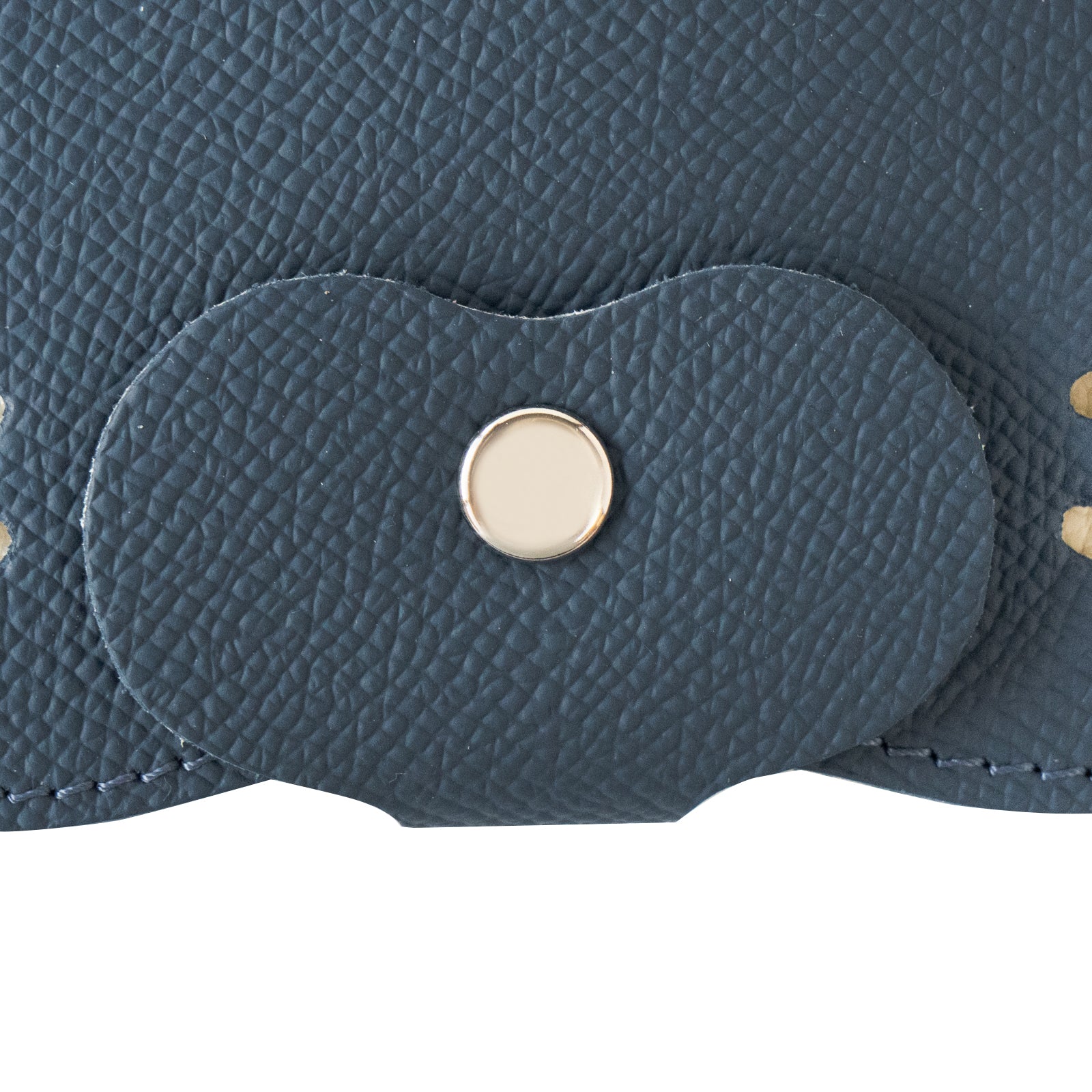 にゃんフェイス めがねケース キュイール・ミネルバ / ブルーフランス