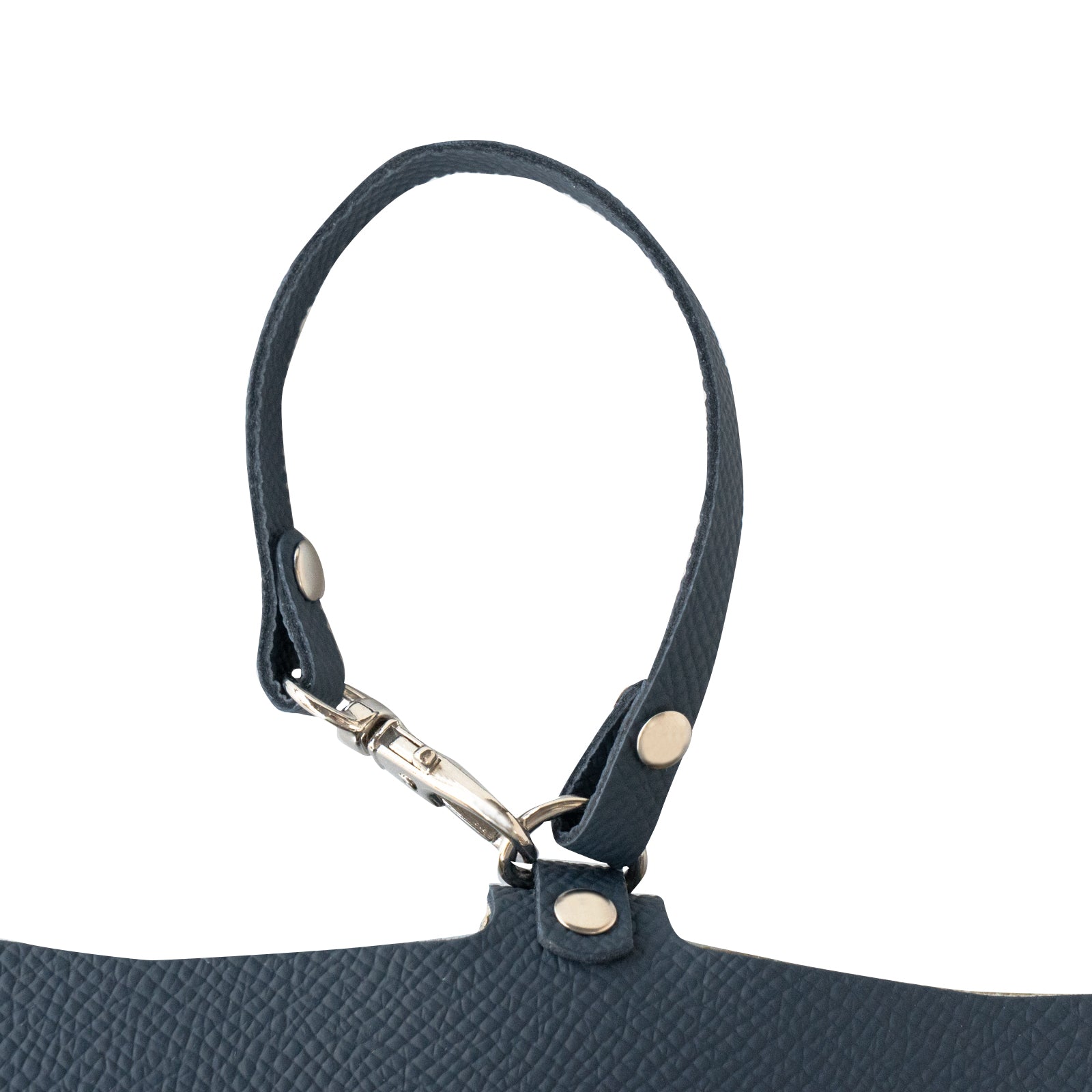 にゃんフェイス めがねケース キュイール・ミネルバ / ブルーフランス