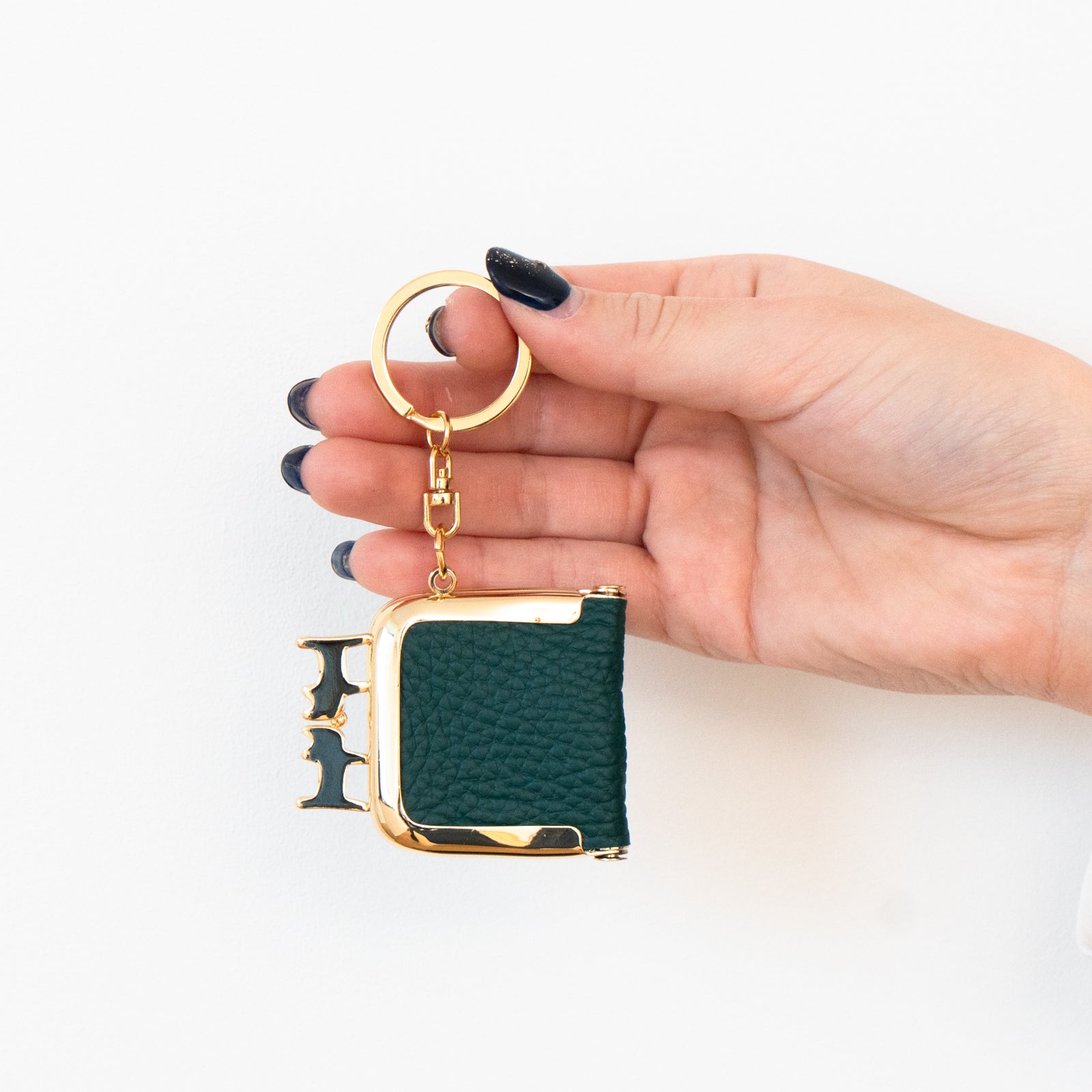 プチにゃまぐちキーホルダー キュイール・マッシュ / エメラルド