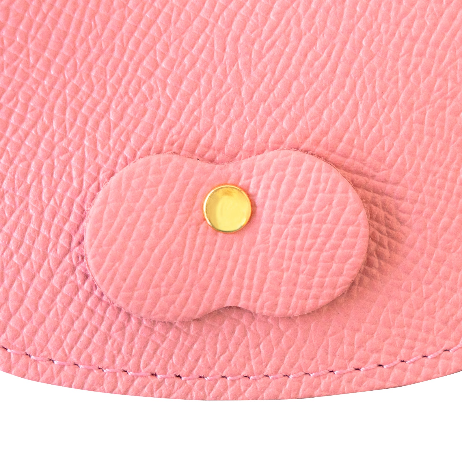 Nyan Face Coin Purse, Veau Epsom / Rose Confetti