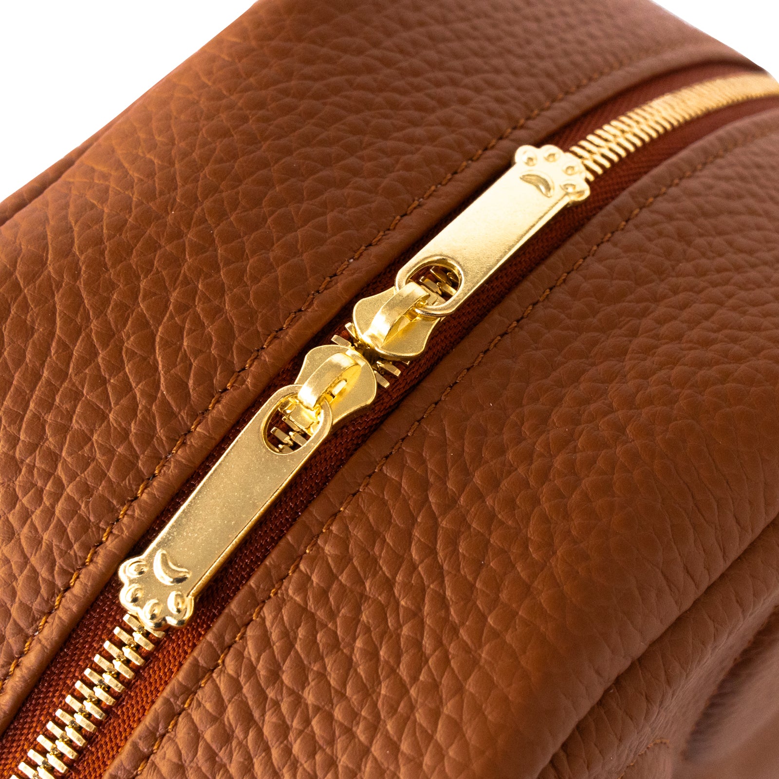 PAWポシェット キュイール・マッシュ / キャメル