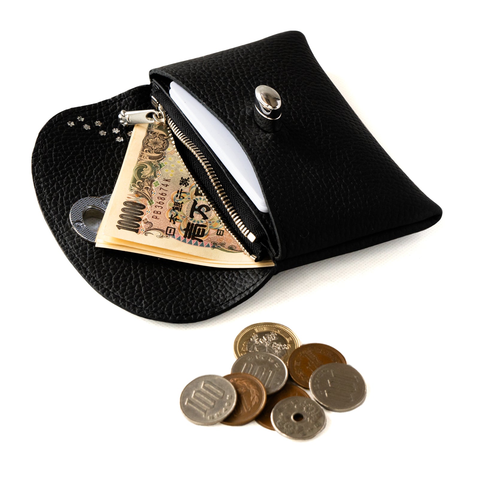 Flap Wallet Frunya Medium Cuir Mash / Black