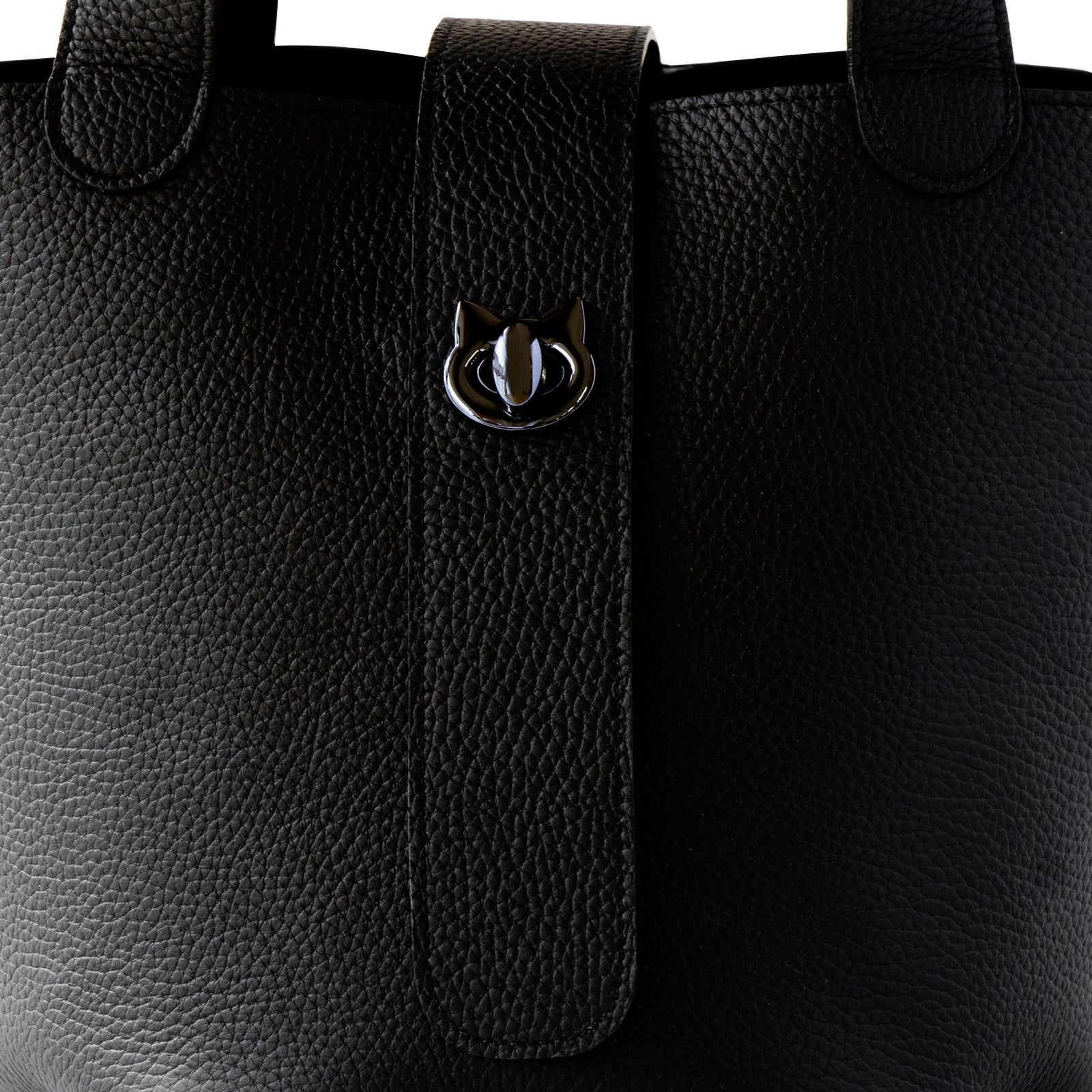 Baguette Bag PAW Cuir Mache / Black