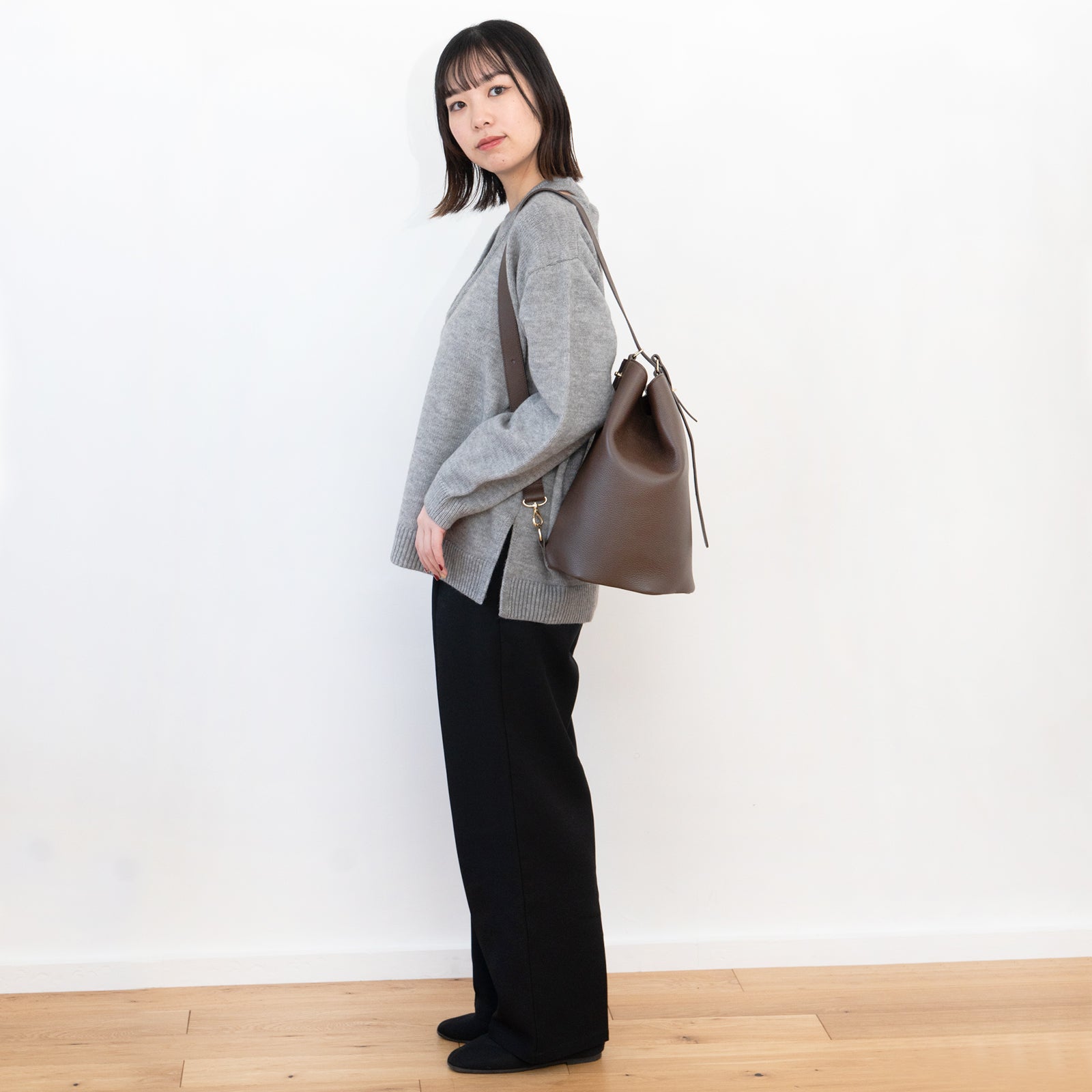 【1/30(金)〜2/14(土) 期間限定バレンタインSET 】3WAYバッグ PAW (パウ) キュイール・マッシュ / チョコ + ころにゃんチャーム ハート付き SET