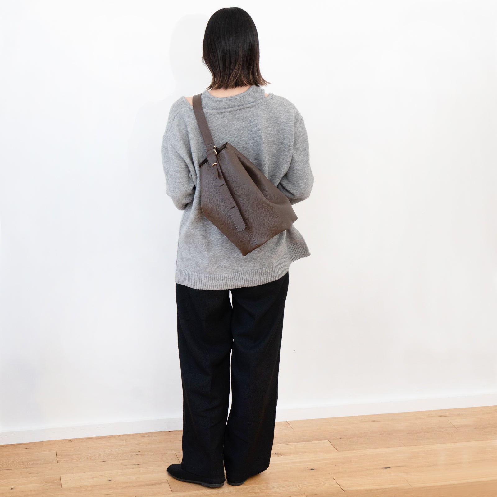 【1/30(金)〜2/14(土) 期間限定バレンタインSET 】3WAYバッグ PAW (パウ) キュイール・マッシュ / チョコ + ころにゃんチャーム ハート付き SET