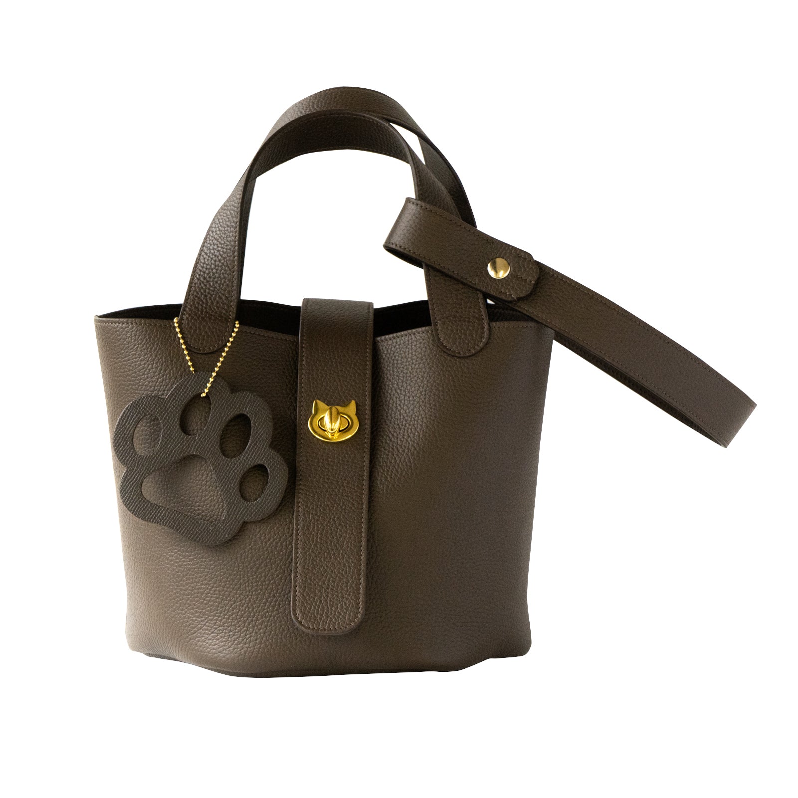 Big Paw Charm Veau Epsom / Chocolate