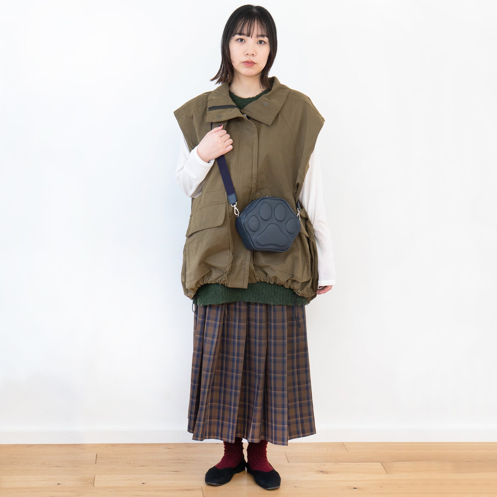 PAWポシェット キュイール・マッシュ / ブルーニュイ