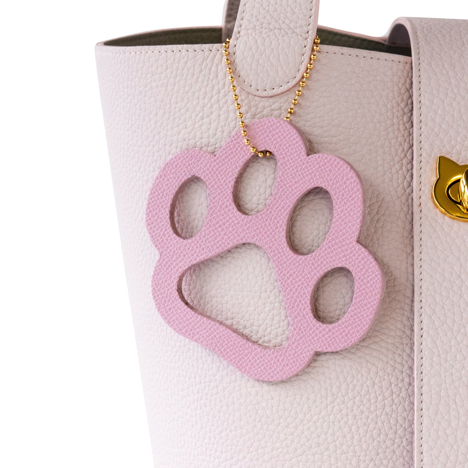 【数量限定 】バゲットバッグ PAW (パウ) 肉球チャーム付き トリヨンクレマンス / モーヴペール