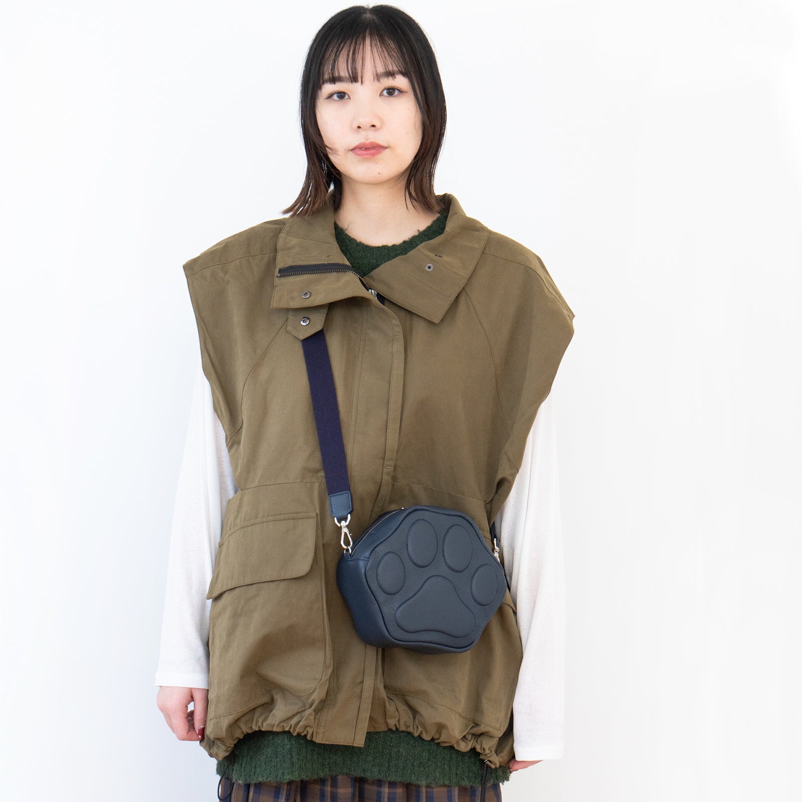 PAWポシェット キュイール・マッシュ / ブルーニュイ