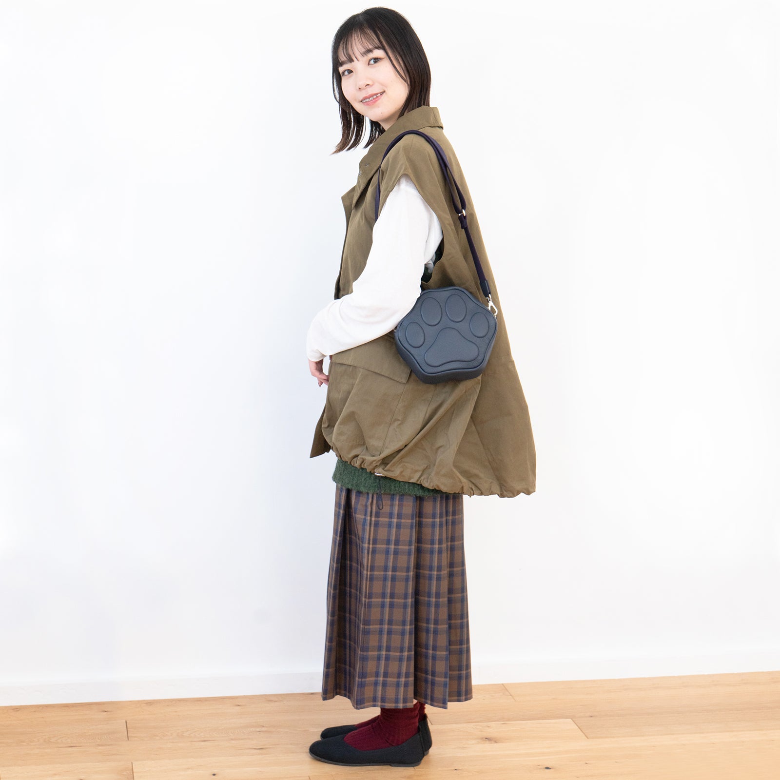 PAWポシェット キュイール・マッシュ / ブルーニュイ