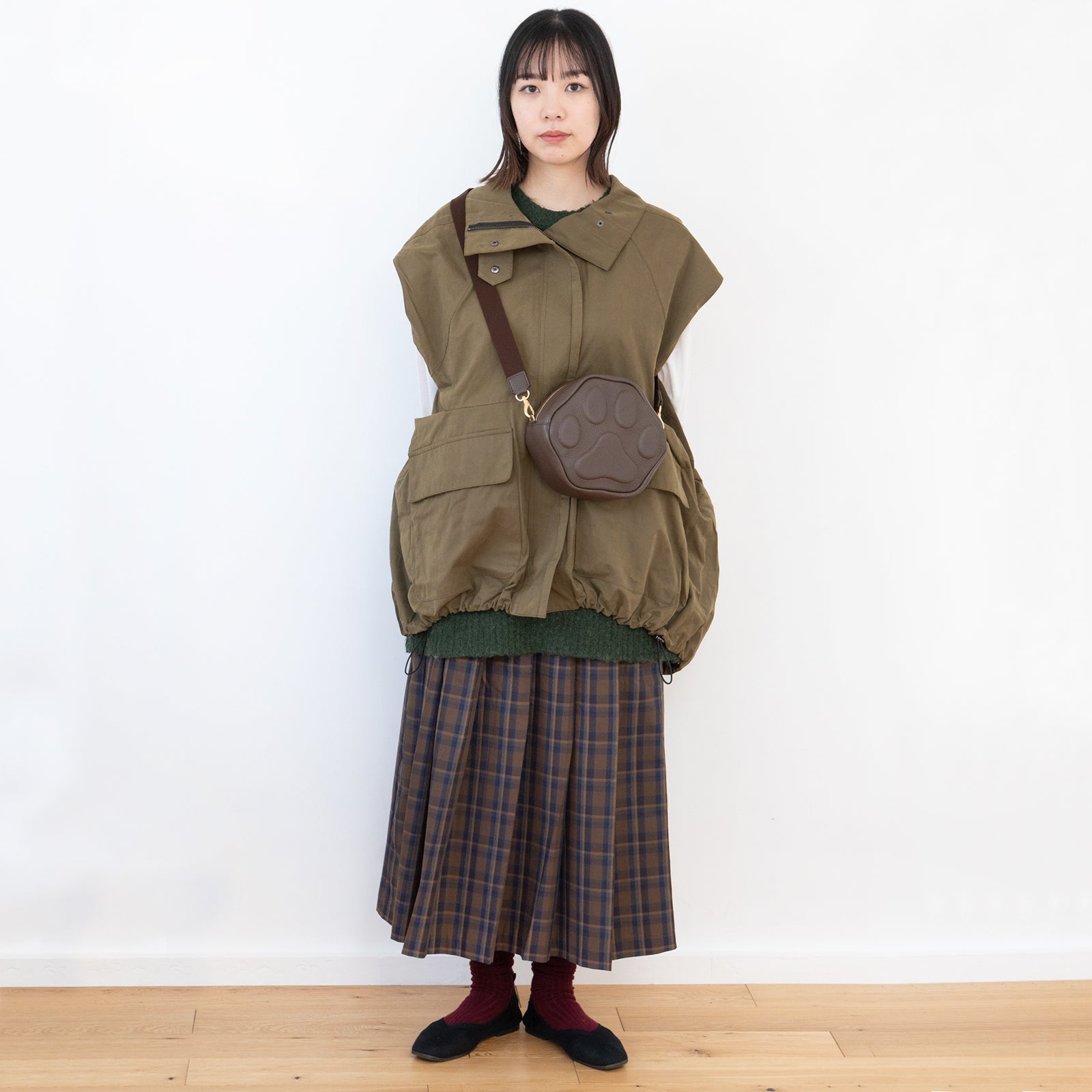 PAWポシェット キュイール・マッシュ / チョコ