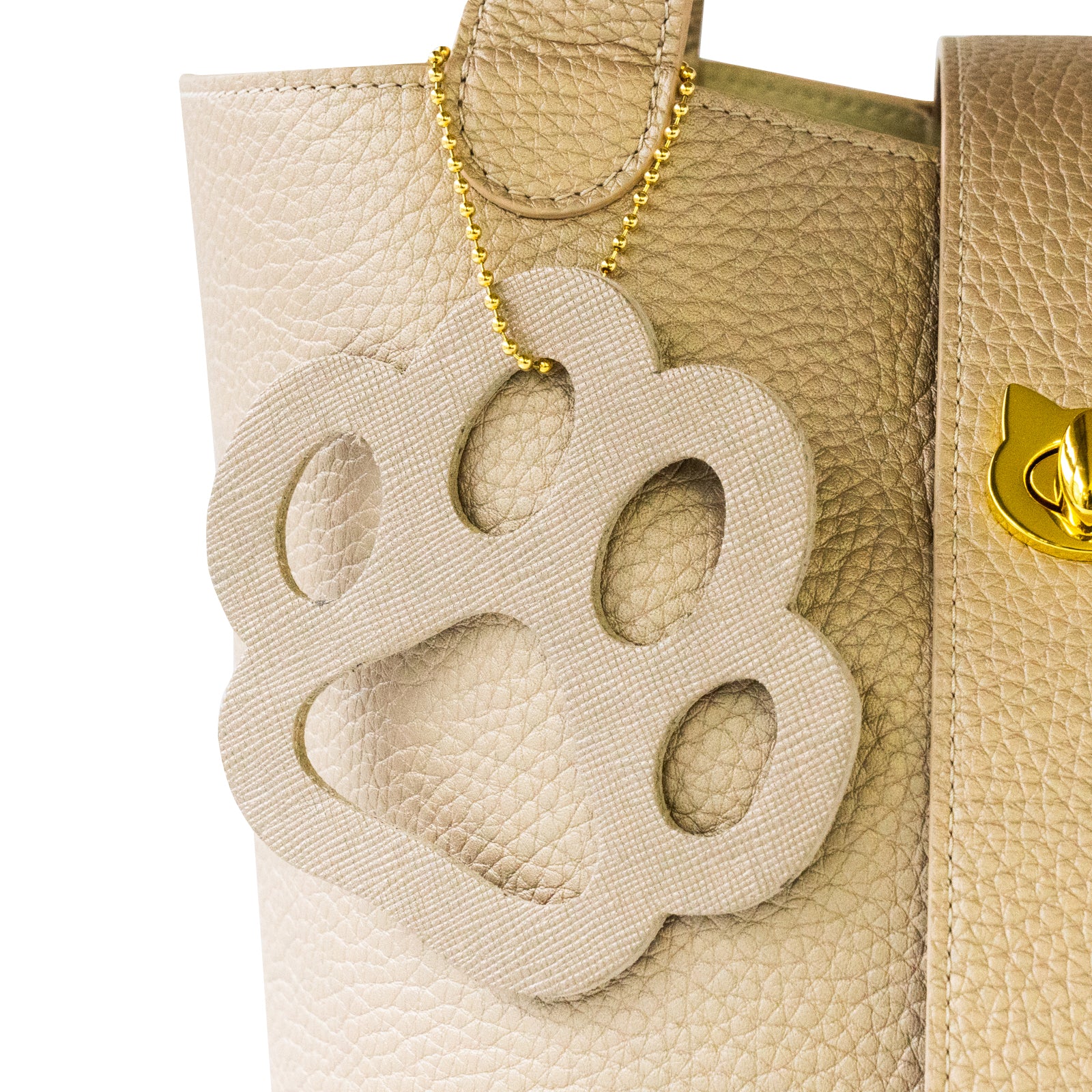 【1点限定 】バゲットバッグ PAW (パウ) 肉球チャーム付き トリヨンクレマンス / シャンパンゴールド