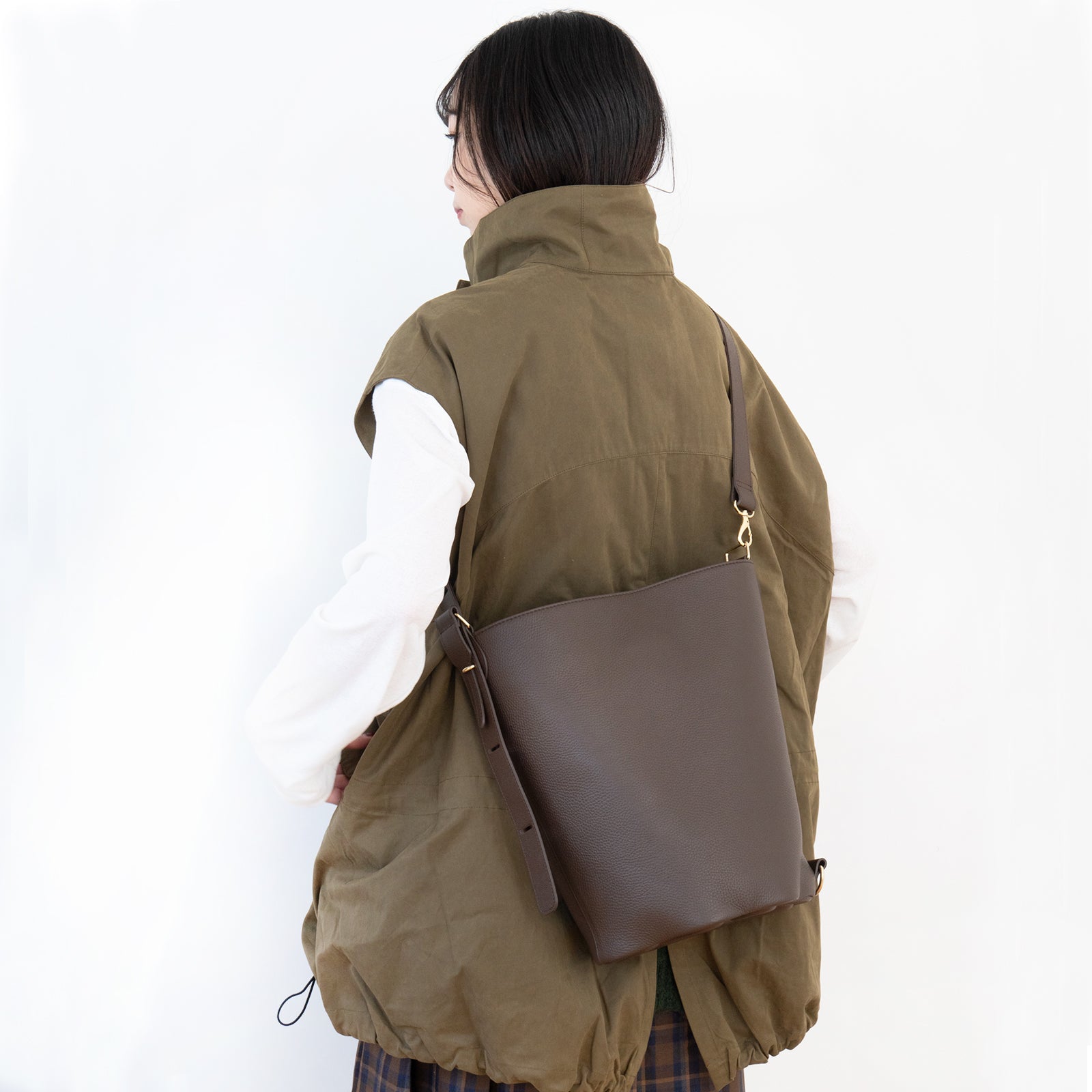 【1/30(金)〜2/14(土) 期間限定バレンタインSET 】3WAYバッグ PAW (パウ) キュイール・マッシュ / チョコ + ころにゃんチャーム ハート付き SET