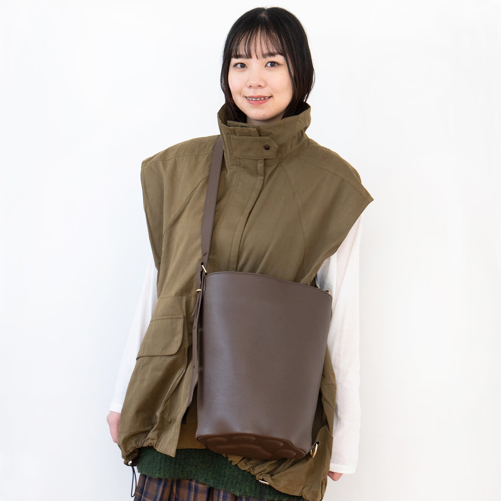 【1/30(金)〜2/14(土) 期間限定バレンタインSET 】3WAYバッグ PAW (パウ) キュイール・マッシュ / チョコ + ころにゃんチャーム ハート付き SET