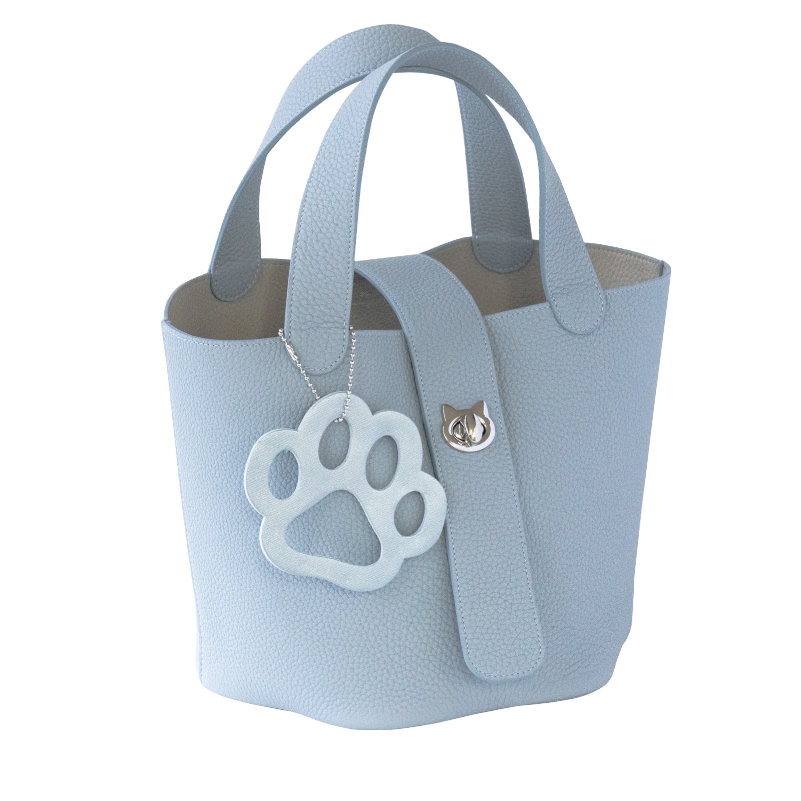 【1点限定 】バゲットバッグ  PAW (パウ) 肉球チャーム付き   トリヨンクレマンス  /  フィヨルド