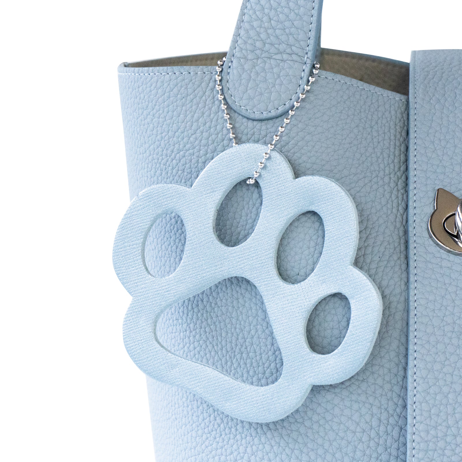 【1点限定 】バゲットバッグ PAW (パウ) 肉球チャーム付き トリヨンクレマンス / フィヨルド