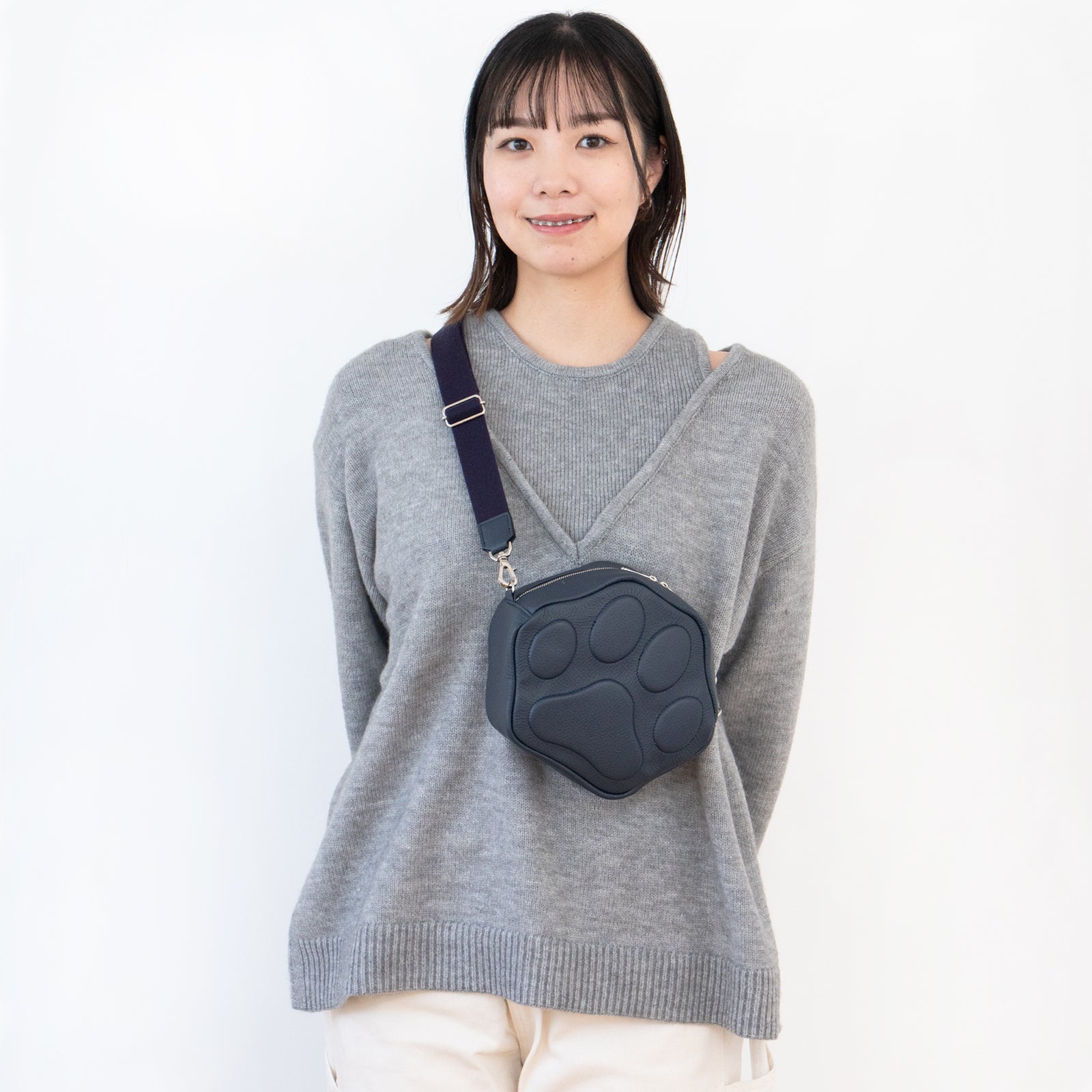 PAWポシェット キュイール・マッシュ / ブルーニュイ