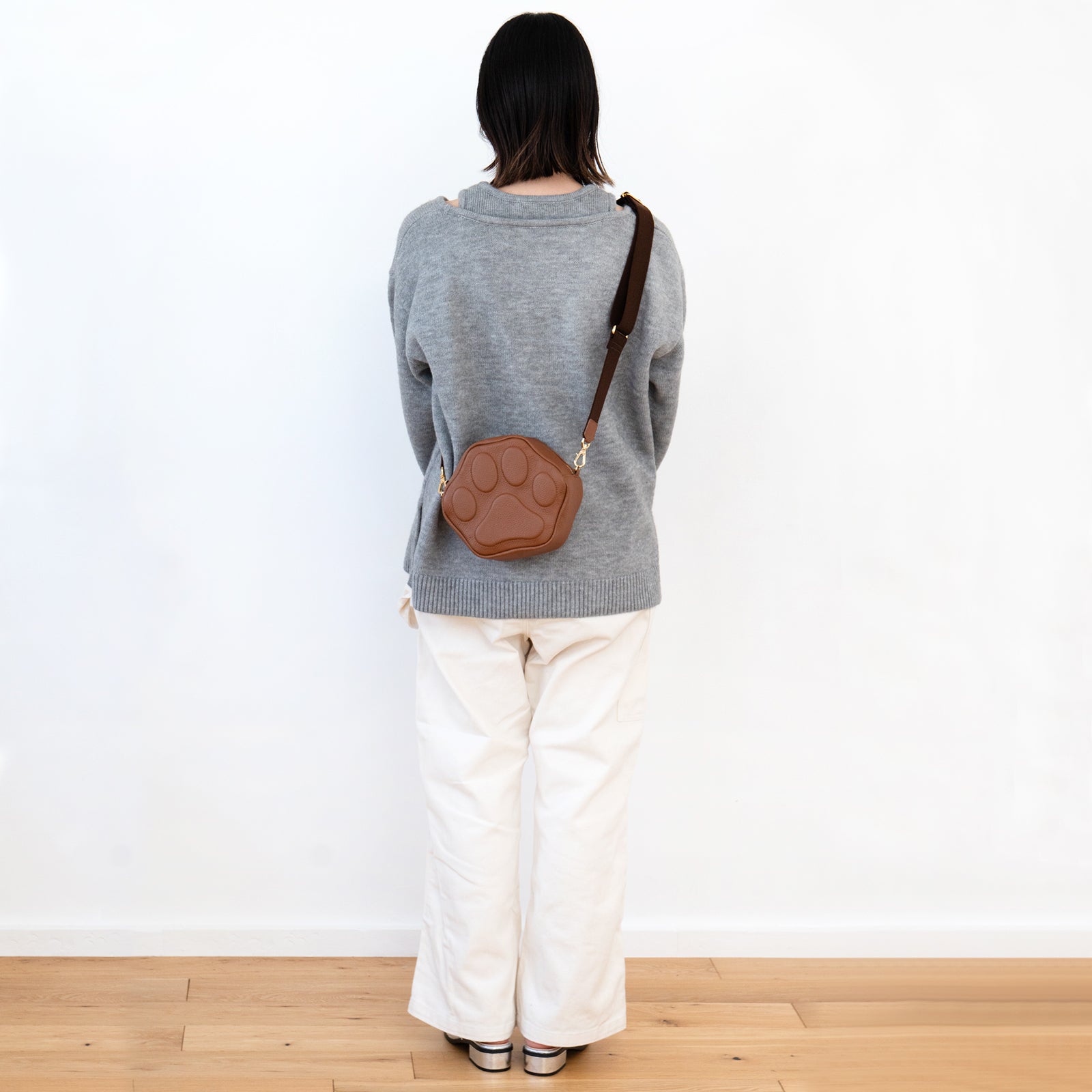 PAWポシェット キュイール・マッシュ / キャメル