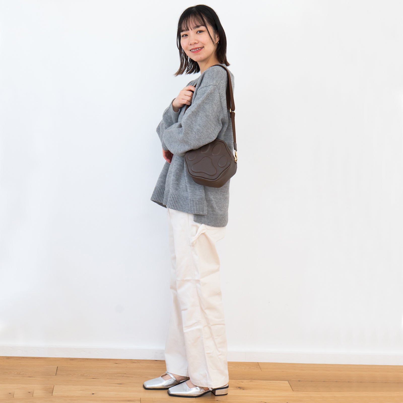 PAWポシェット キュイール・マッシュ / チョコ