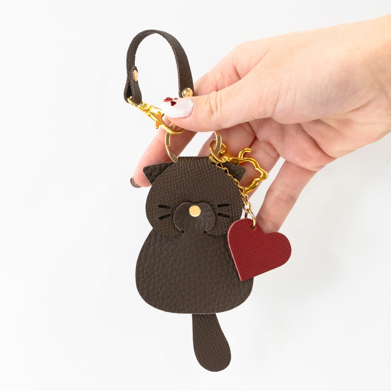 【1/30(金)〜2/14(土) 期間限定バレンタインSET 】3WAYバッグ PAW (パウ) キュイール・マッシュ / チョコ + ころにゃんチャーム ハート付き SET