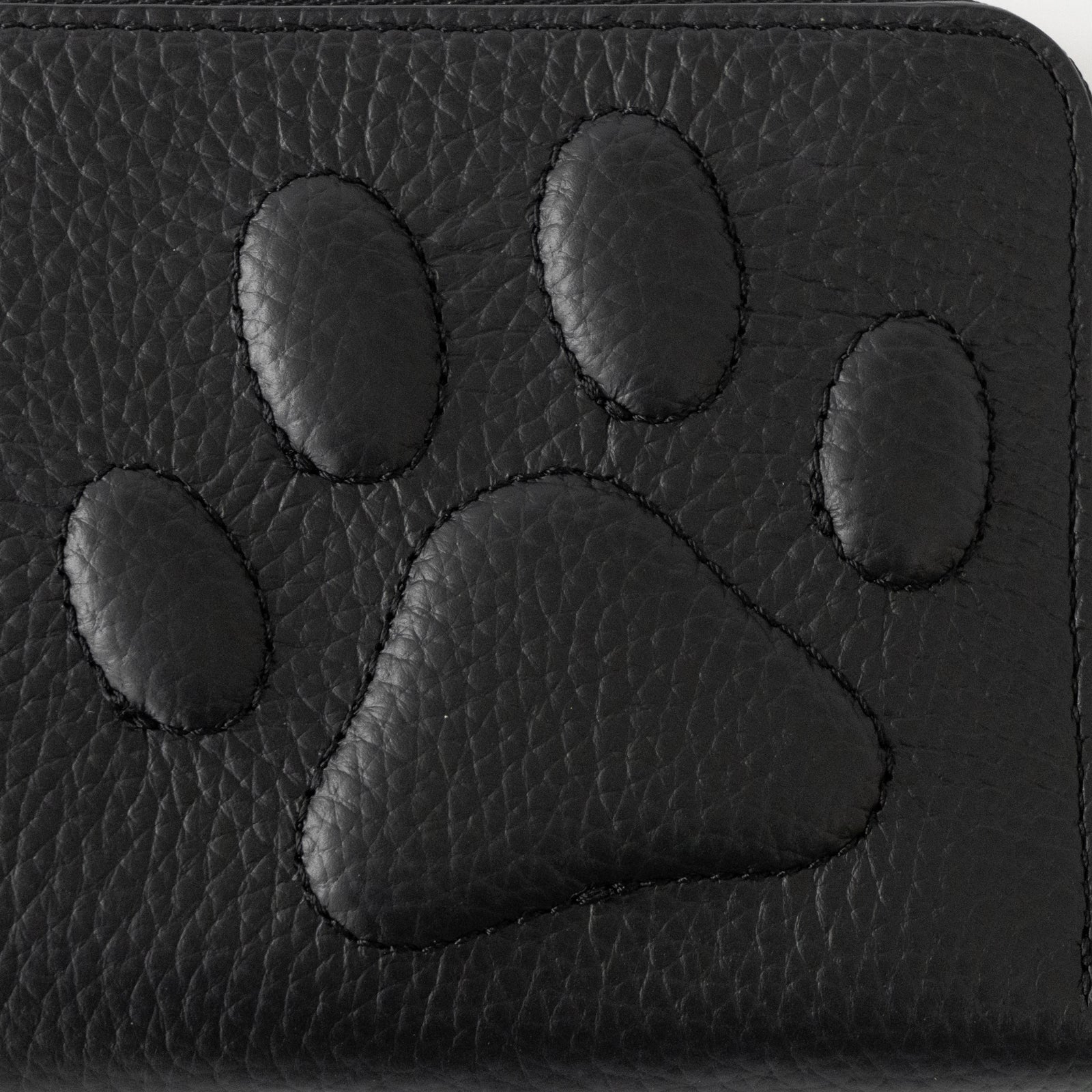 PAW L字ファスナー長財布 キュイール・マッシュ / ブラック