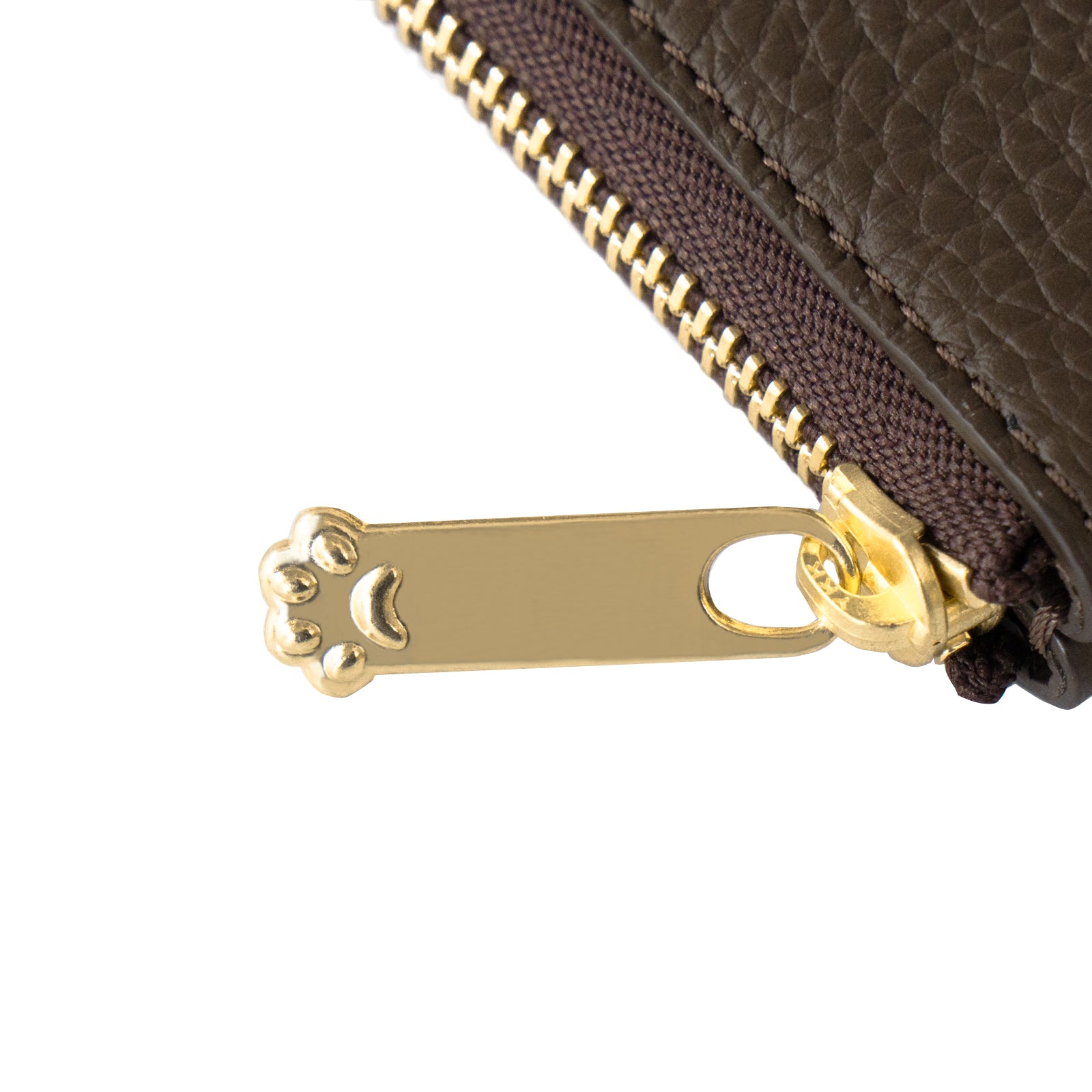 PAW L字ファスナー長財布 キュイール・マッシュ / チョコ