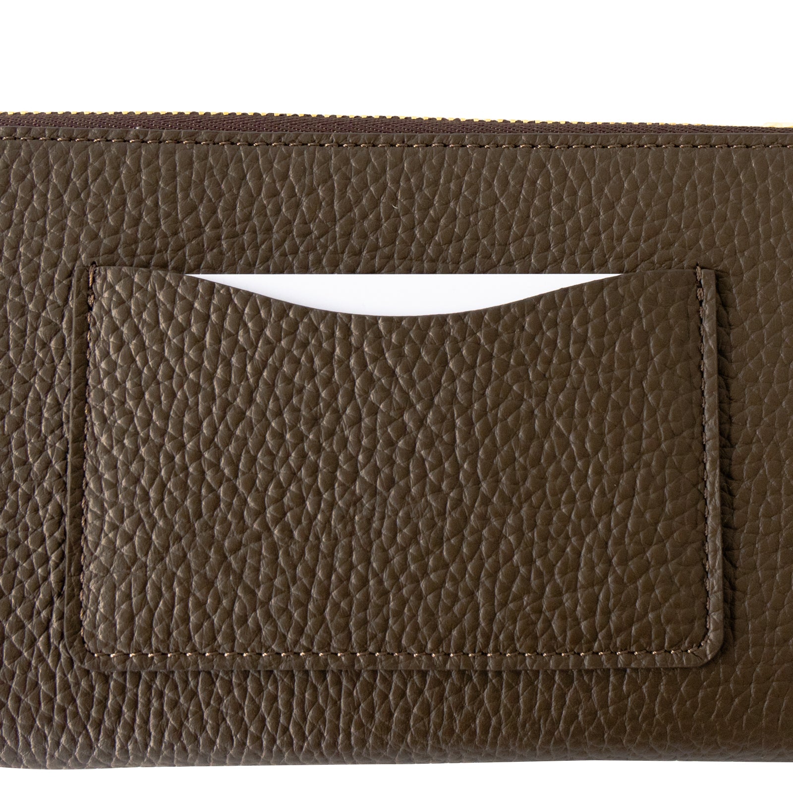 PAW L字ファスナー長財布 キュイール・マッシュ / チョコ