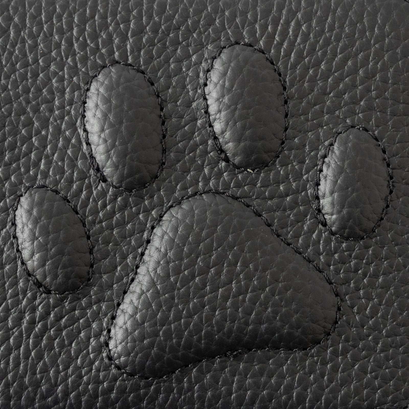 PAW L字ファスナーミニ財布 キュイール・マッシュ / ブラック