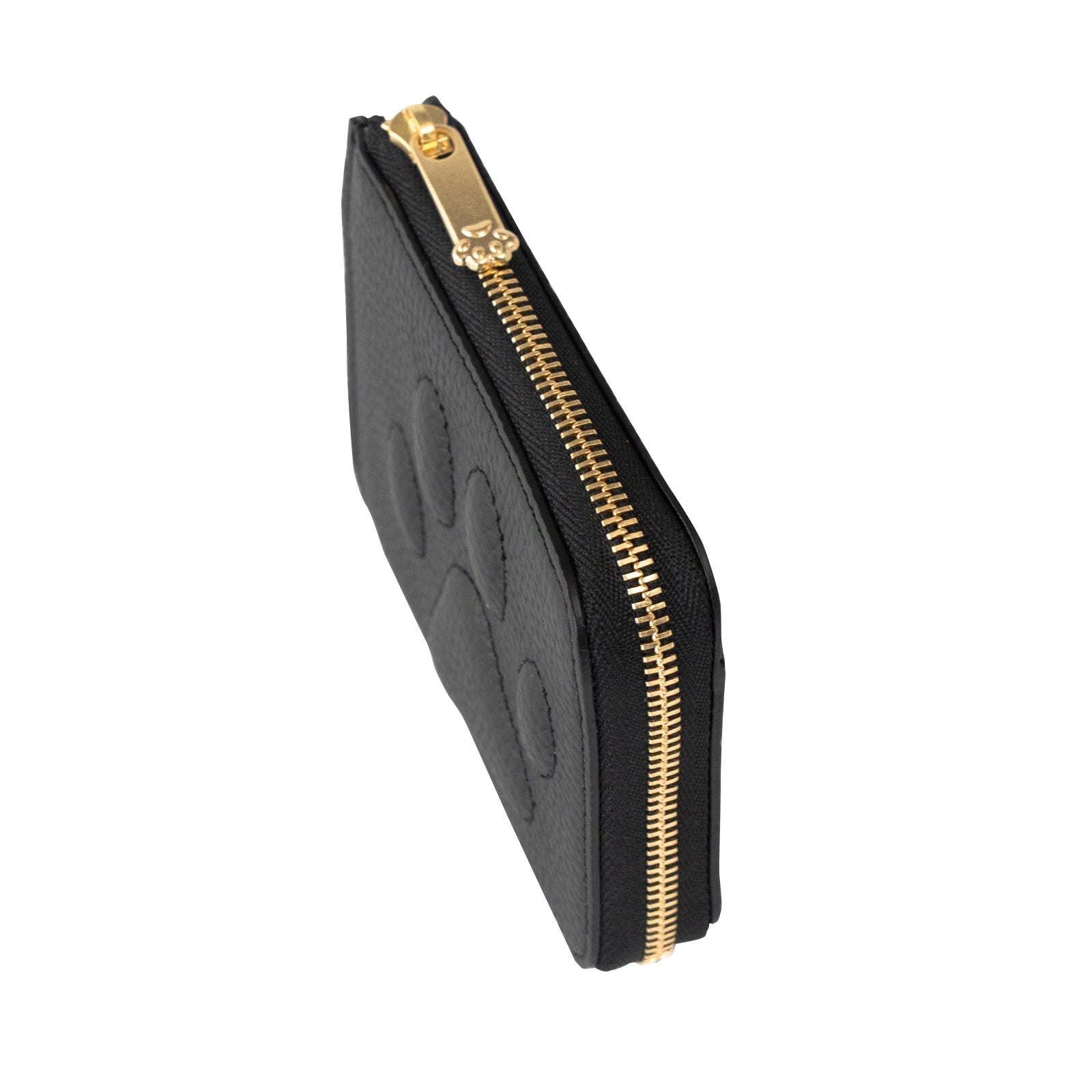 PAW L字ファスナーミニ財布 キュイール・マッシュ / ブラック