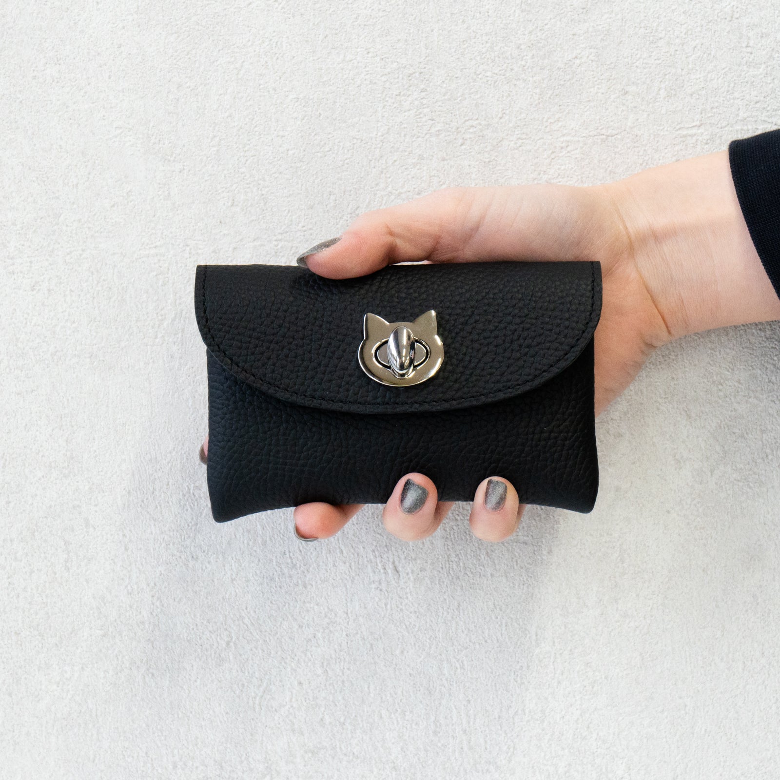 Flap Wallet Frunya Medium Cuir Mash / Black