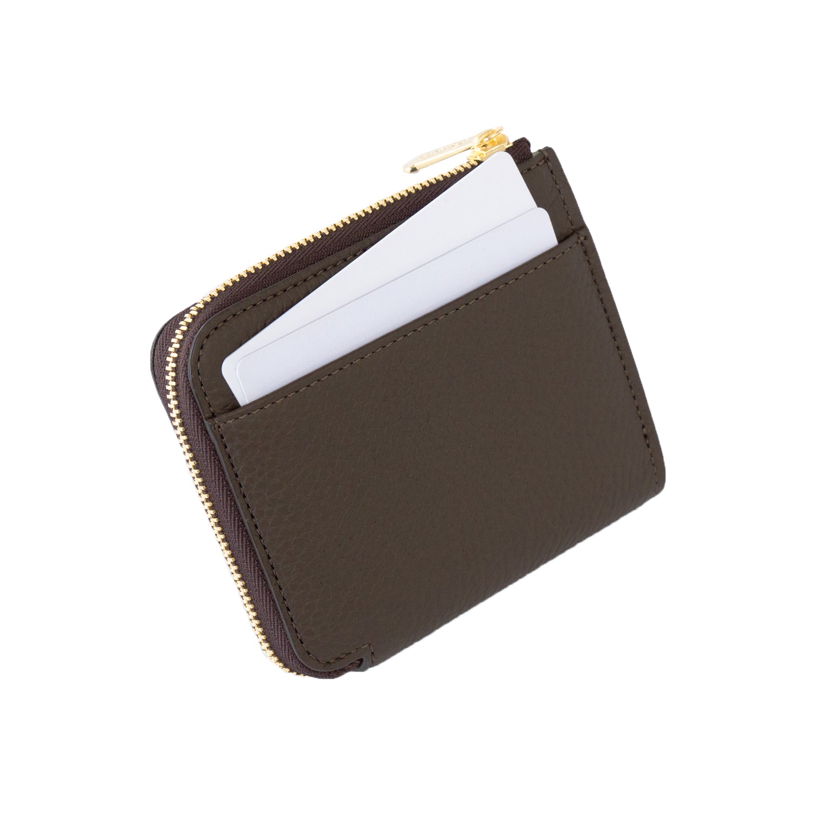 PAW L字ファスナーミニ財布 キュイール・マッシュ / チョコ