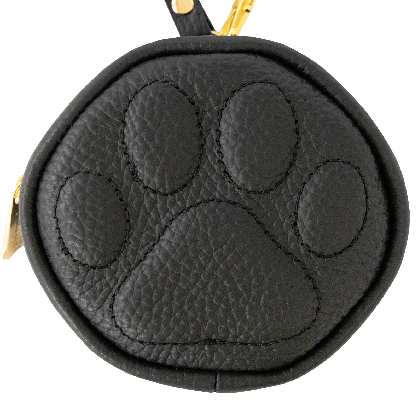 PAWチャームポーチ キュイール マッシュ / ブラック