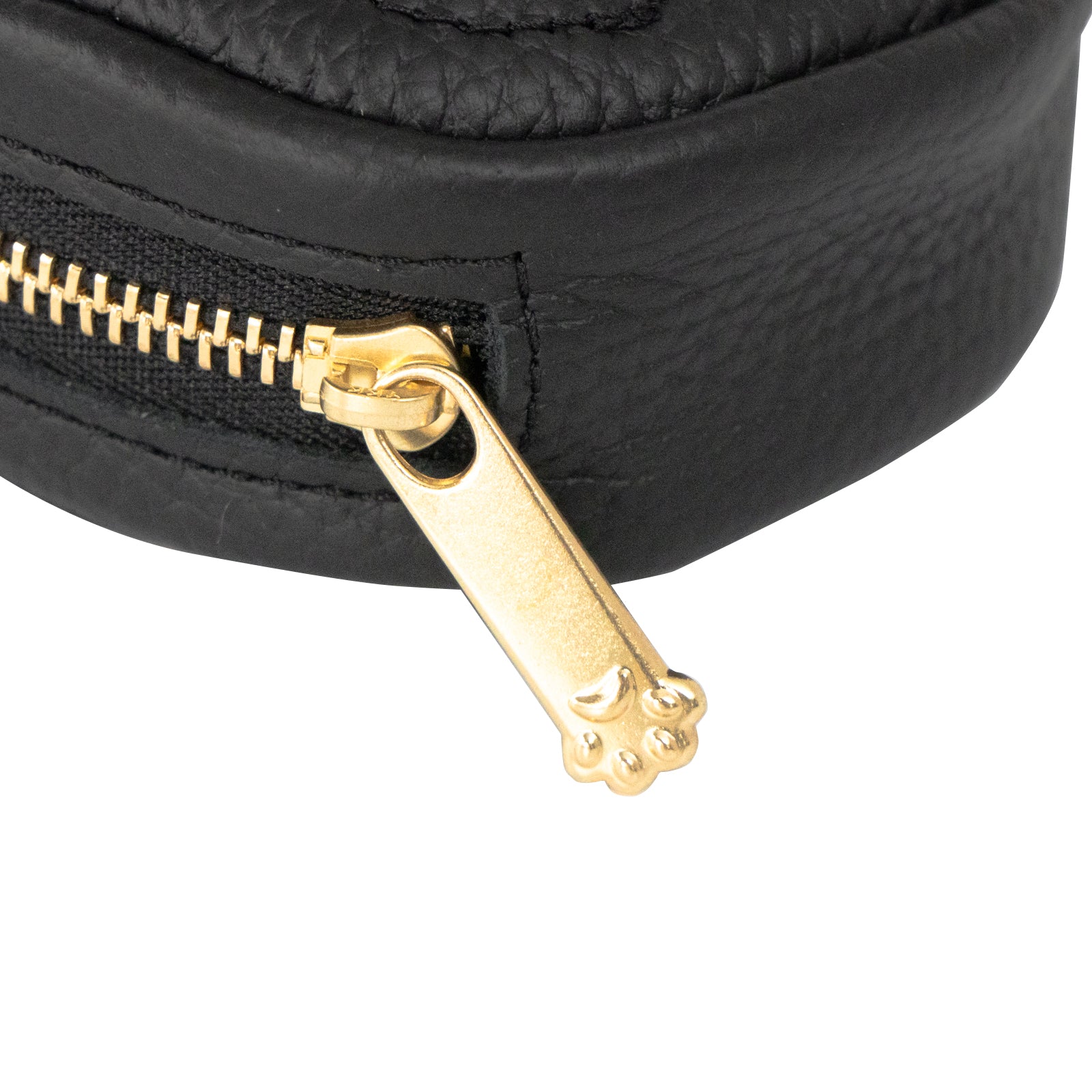 PAWチャームポーチ キュイール マッシュ / ブラック