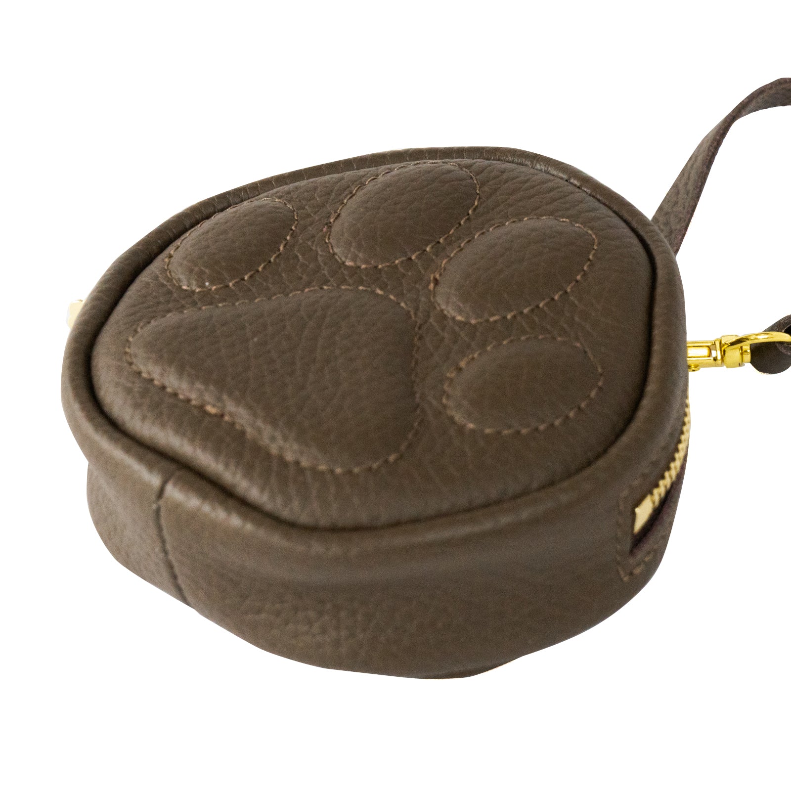 PAWチャームポーチ キュイール マッシュ / チョコ