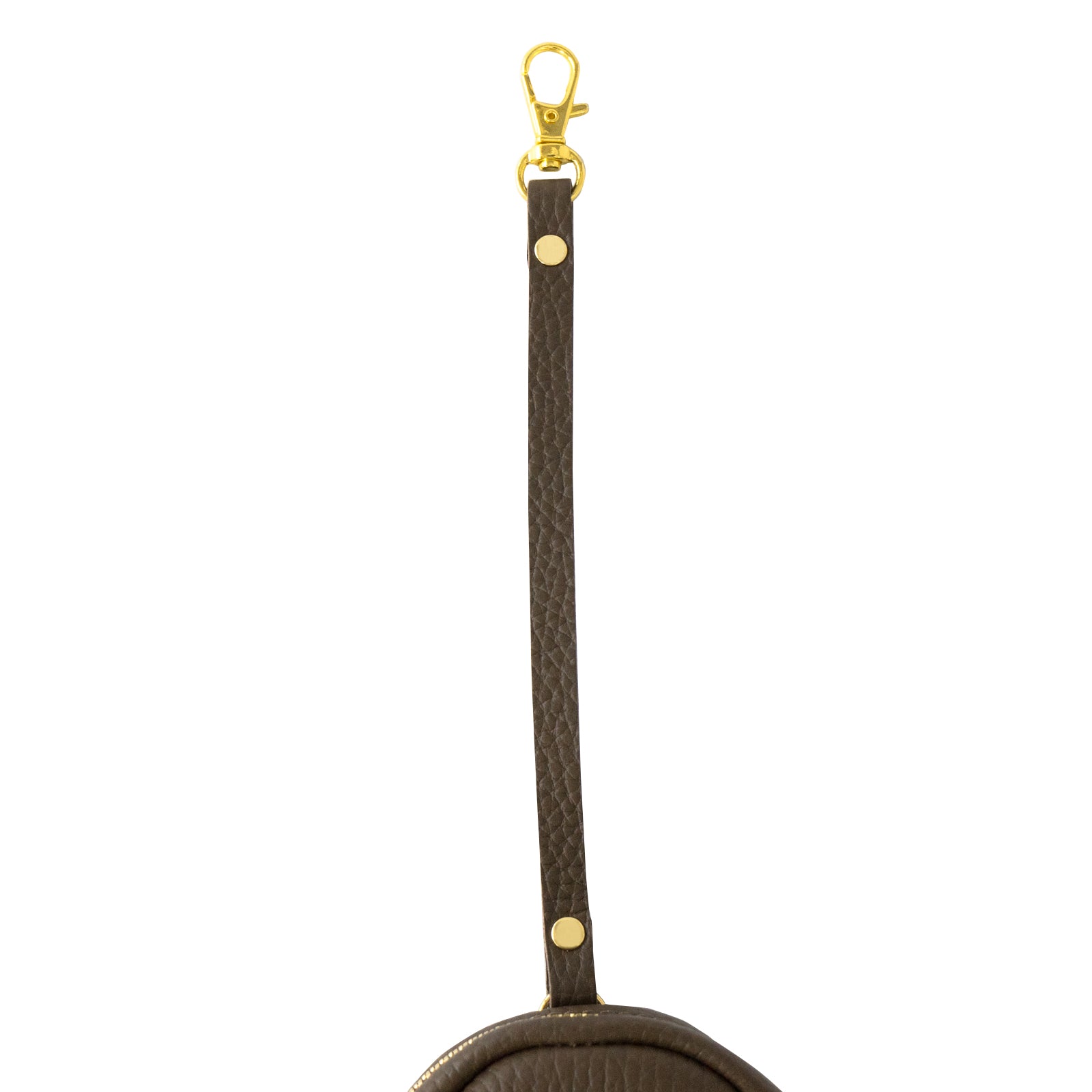 PAWチャームポーチ キュイール マッシュ / チョコ