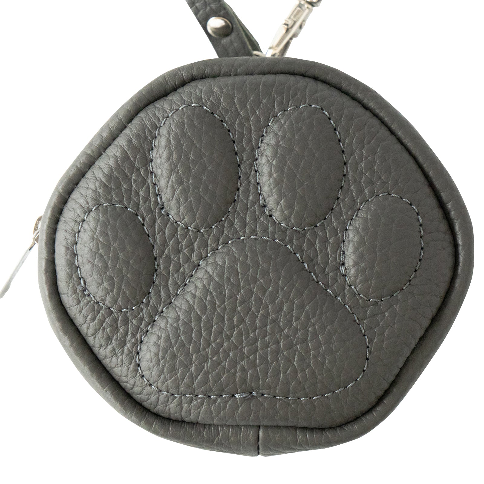 PAWチャームポーチ キュイール マッシュ / グラファイト