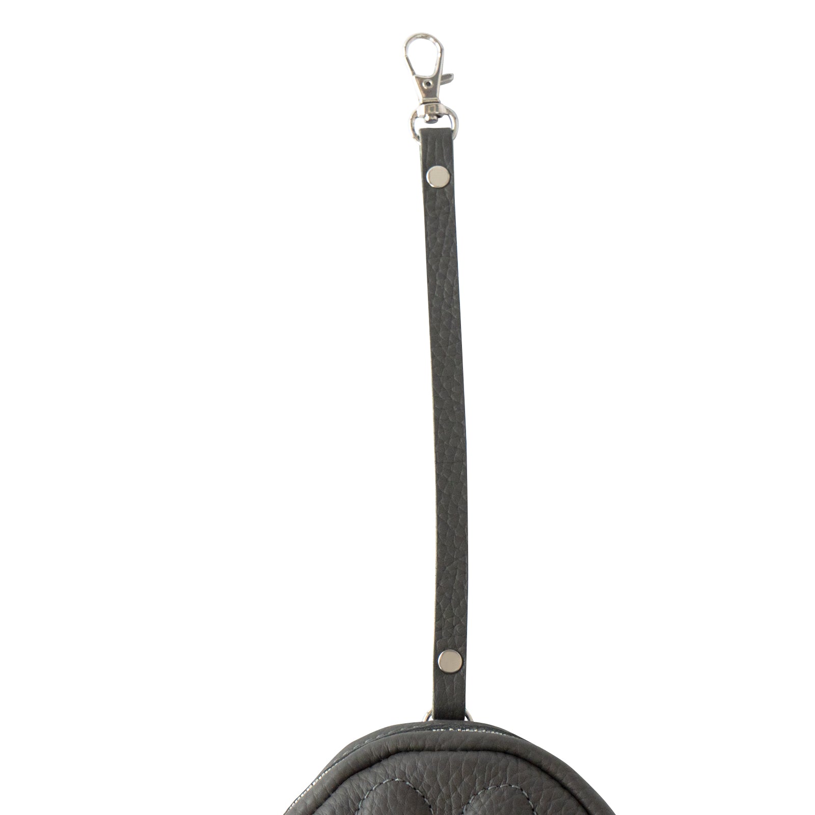 PAWチャームポーチ キュイール マッシュ / グラファイト