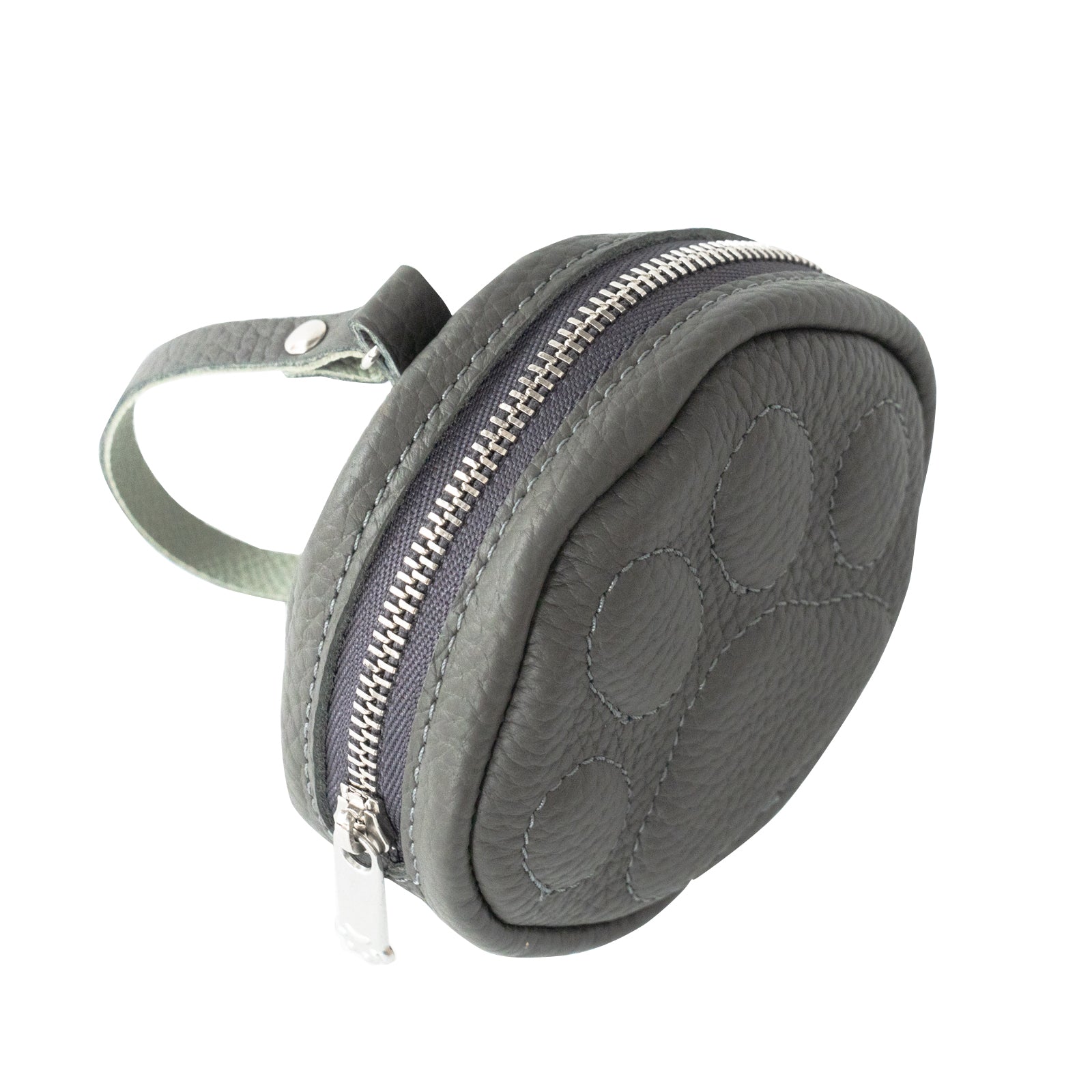 PAWチャームポーチ キュイール マッシュ / グラファイト