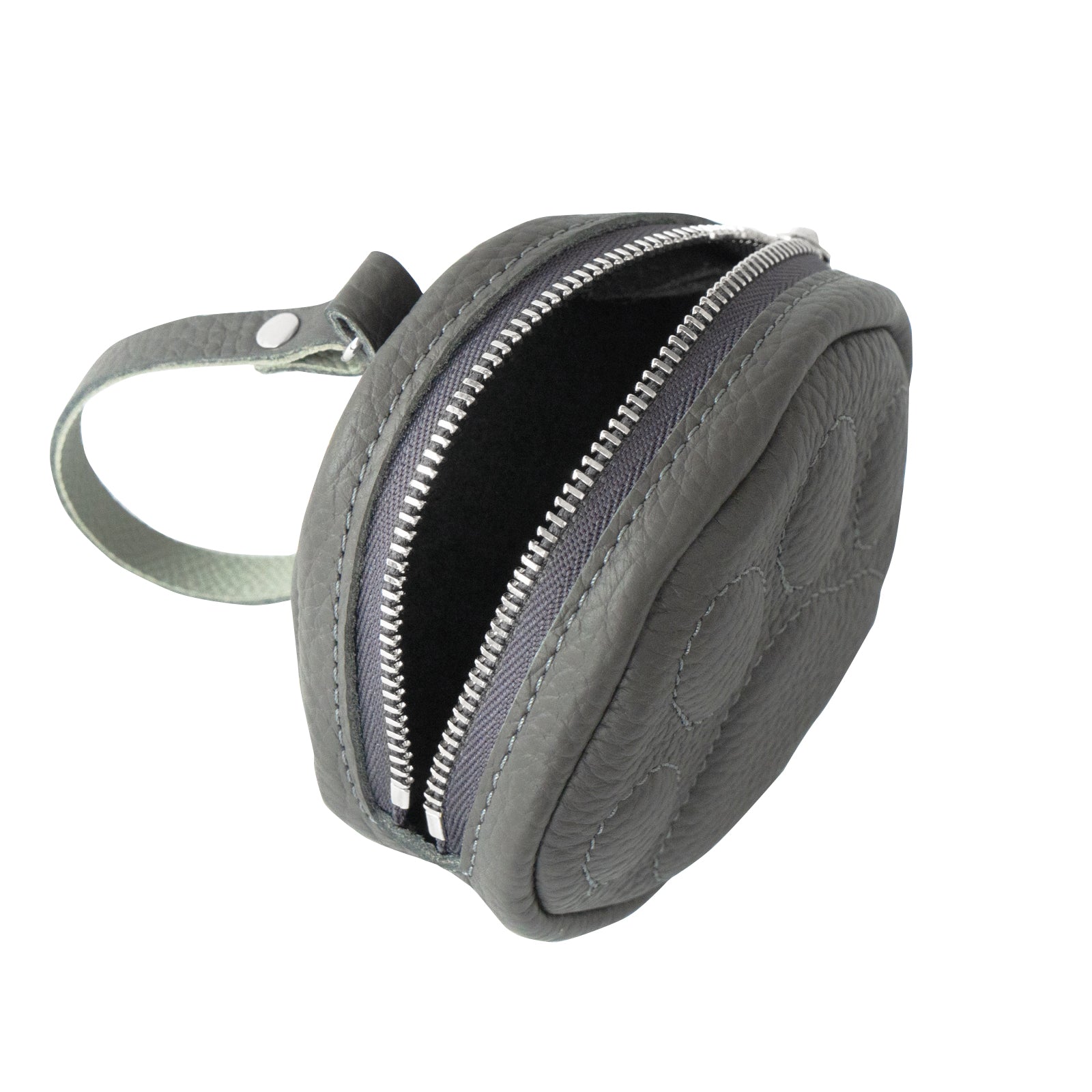 PAWチャームポーチ キュイール マッシュ / グラファイト